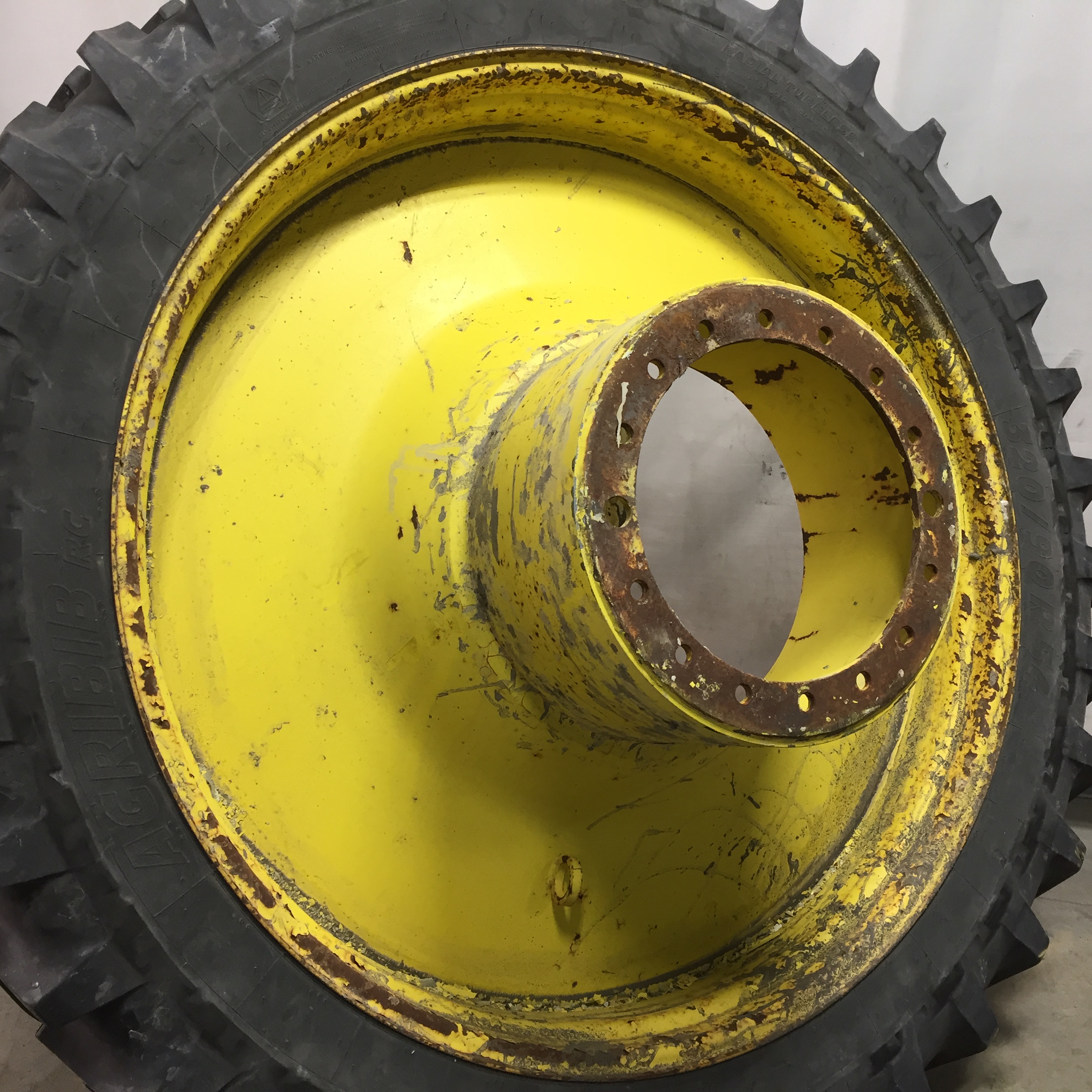 54''D x 10''W Spun Disc Sprayer Wheel WT008075