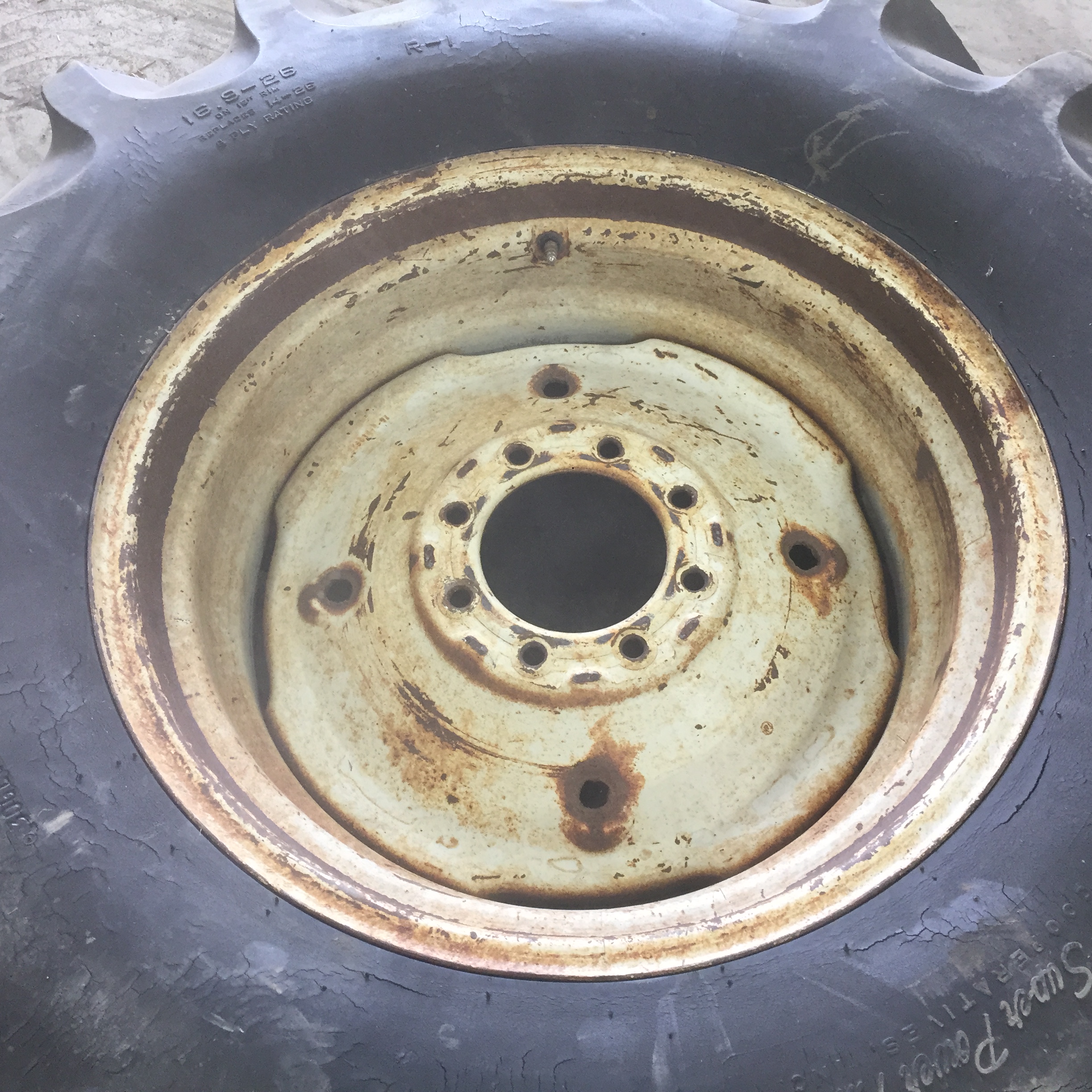 26''D x 12''W Stamped Plate Wheel WT008126