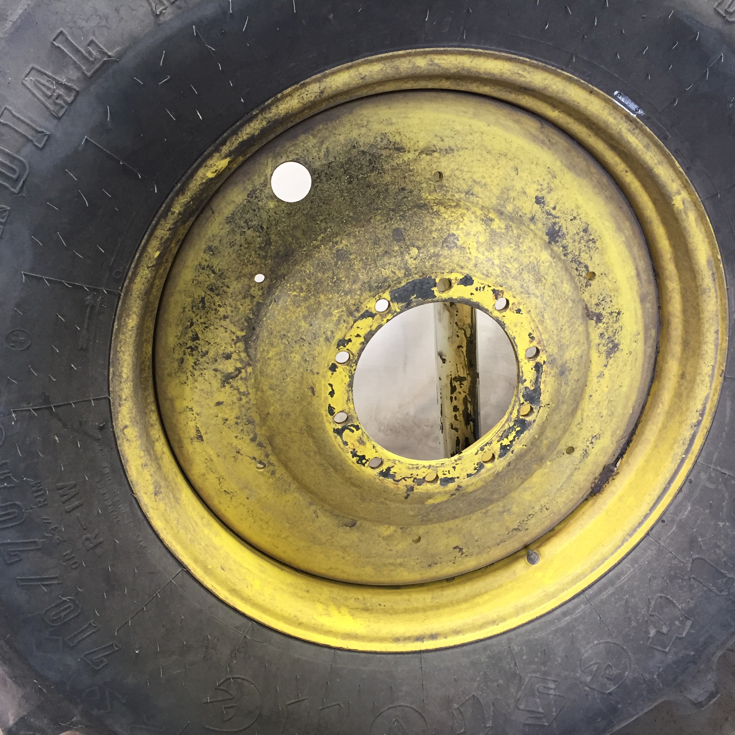 38''D x 23''W Formed Plate W/Weight Holes Wheel WT008174