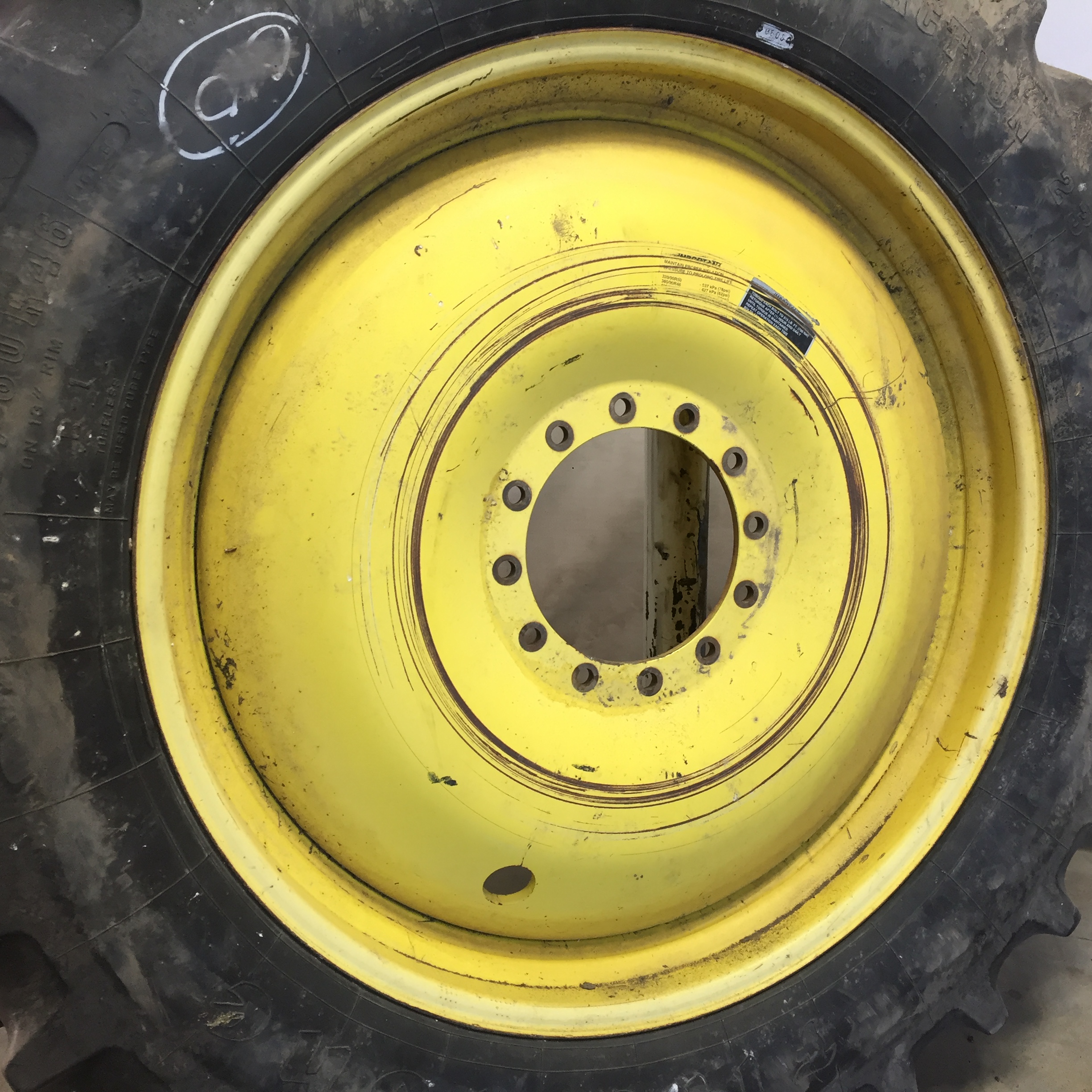 46''D x 13''W Bubble Disc Wheel WT008250