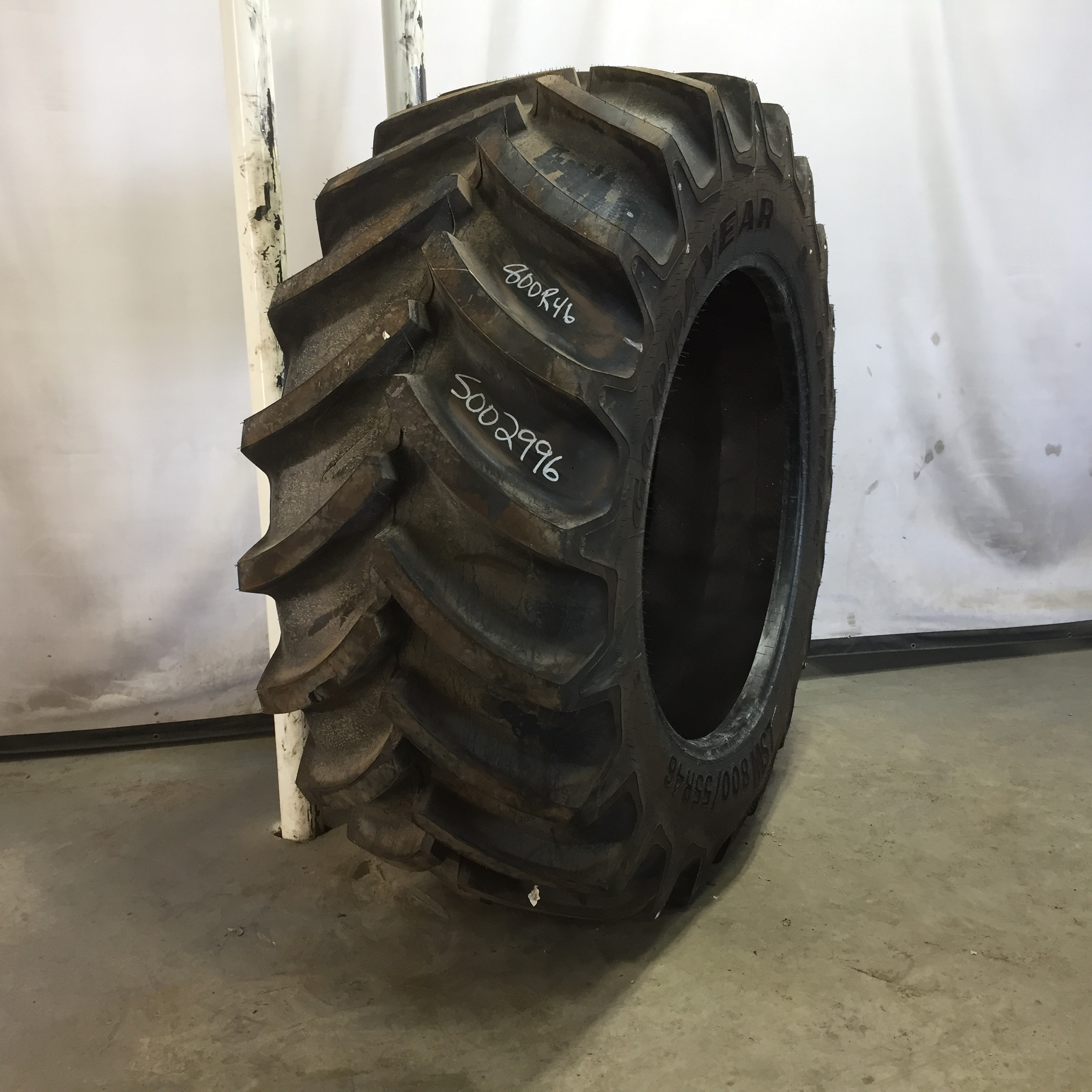 800/55R46 Goodyear Farm DT830 Optitrac R-1W Tire S002996