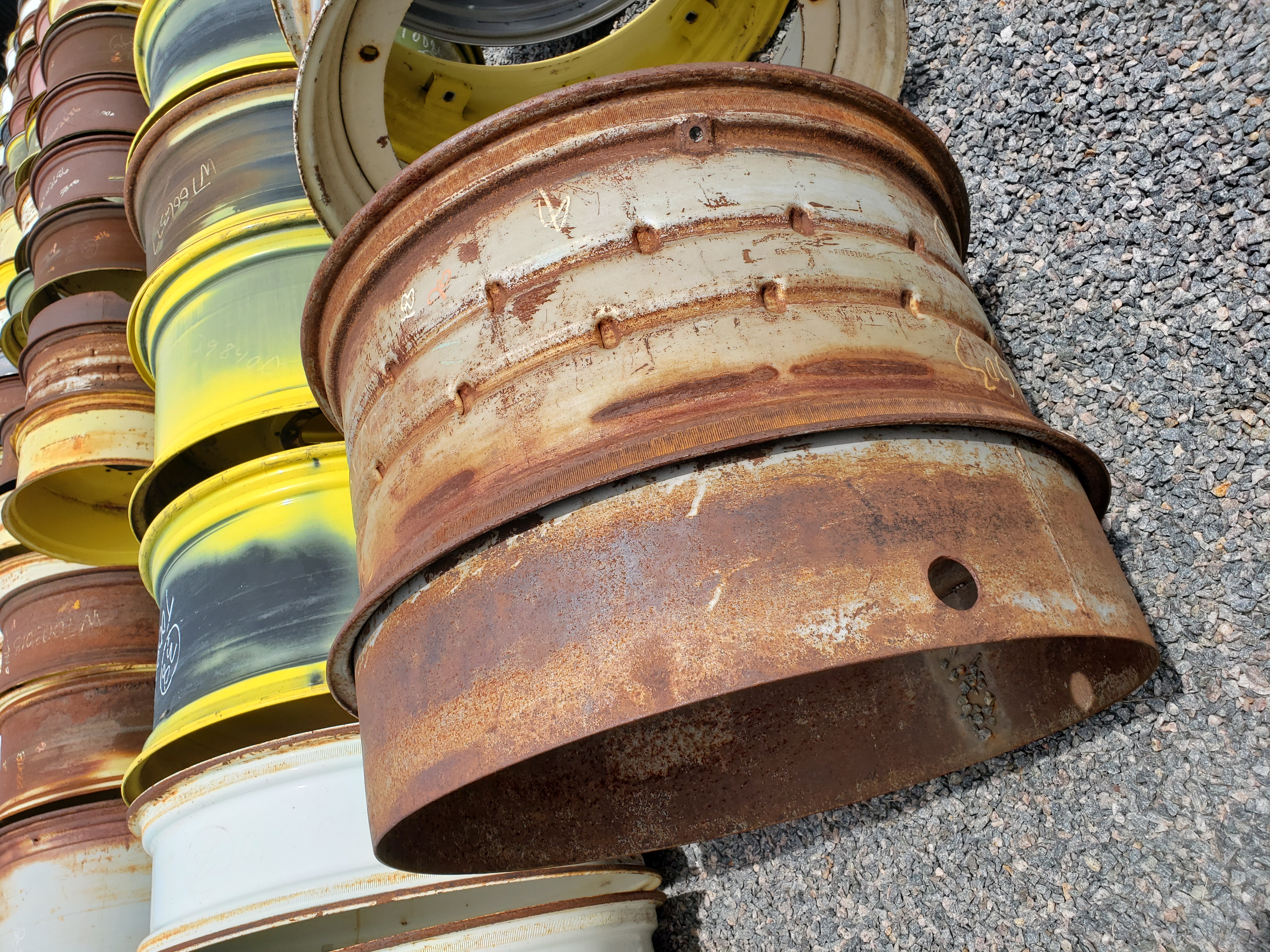 38''D x 18''W Band Dual "T" Rail Wheel WT004503