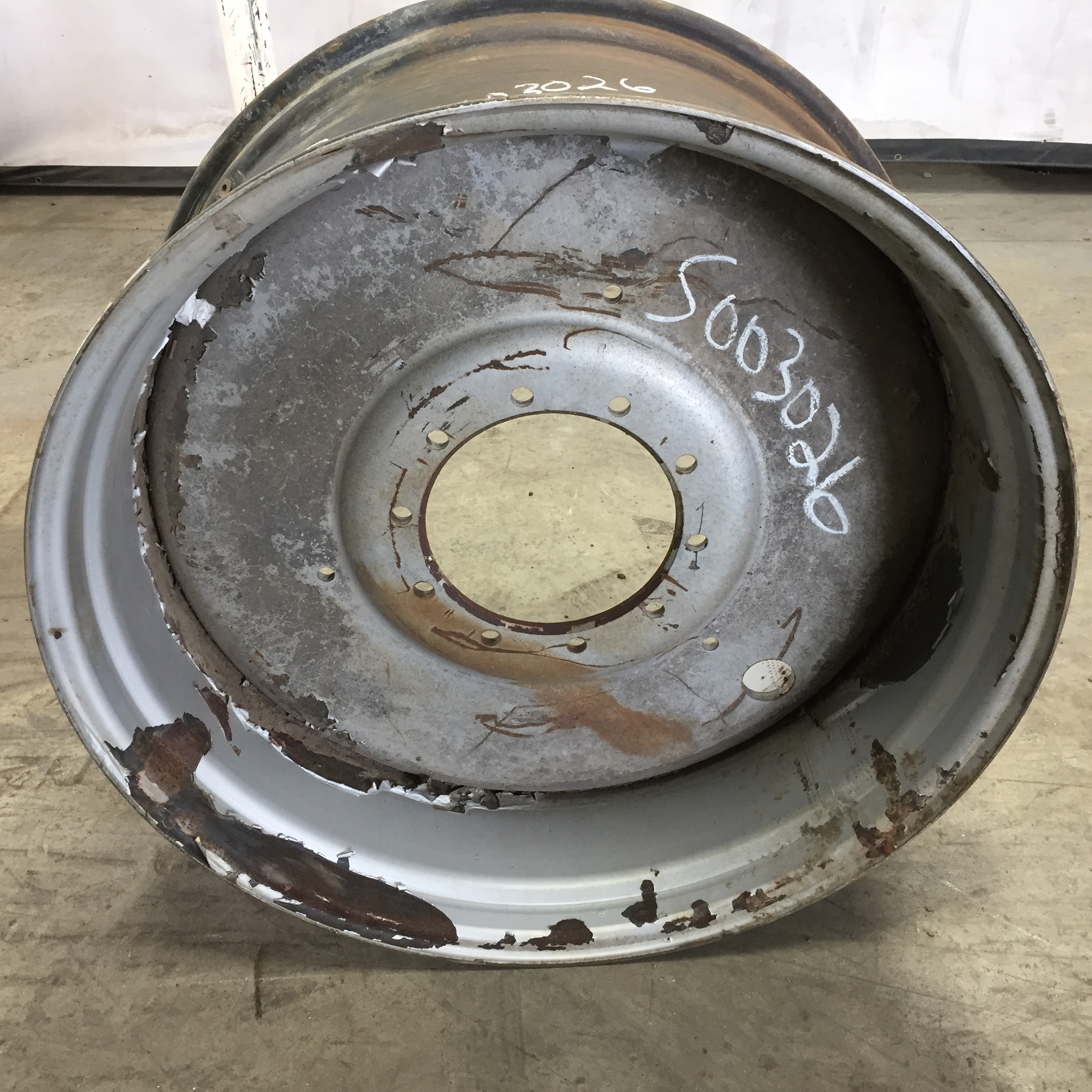 38''D x 18''W Formed Plate Sprayer Wheel S003026