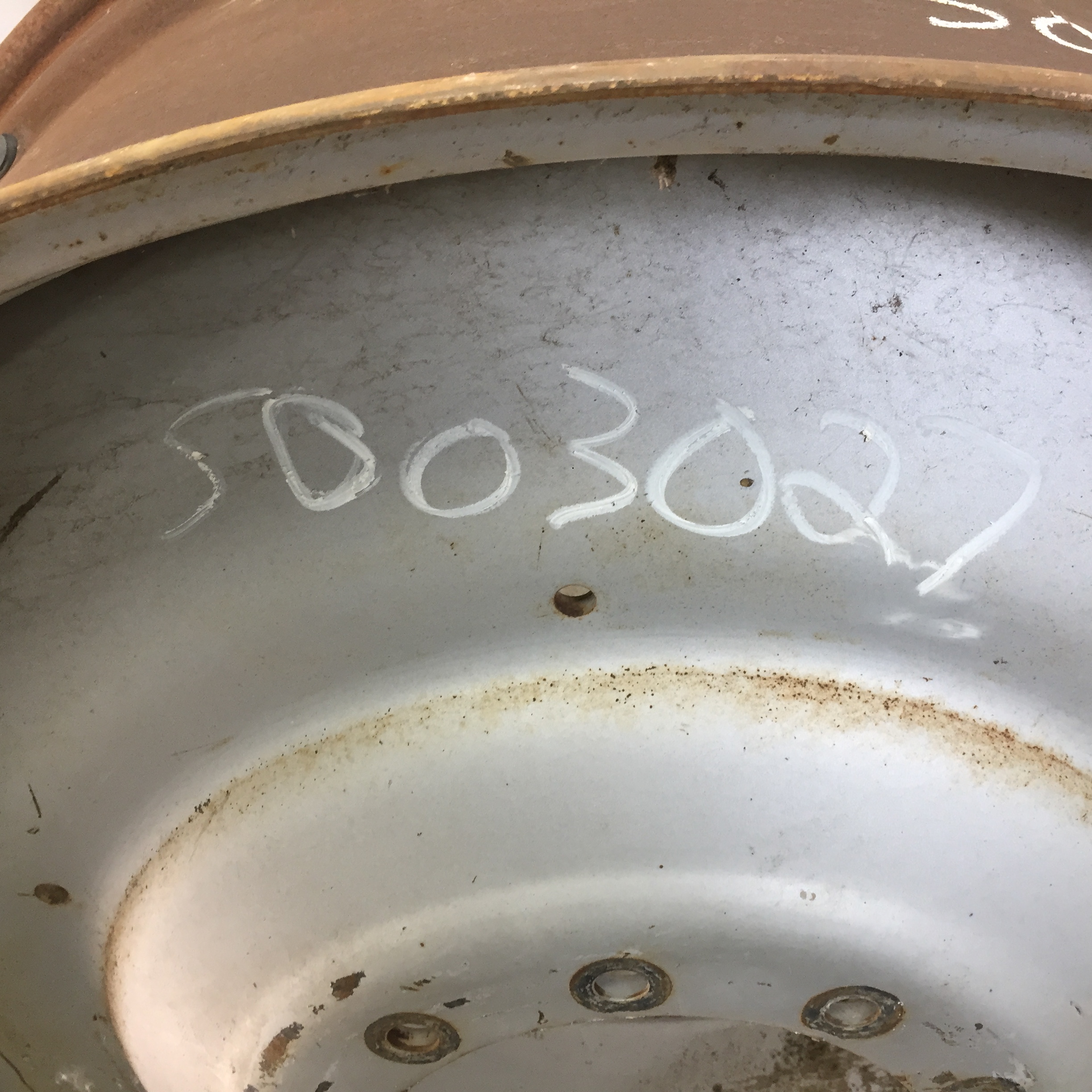 42''D x 16''W Formed Plate W/Weight Holes Wheel S003027