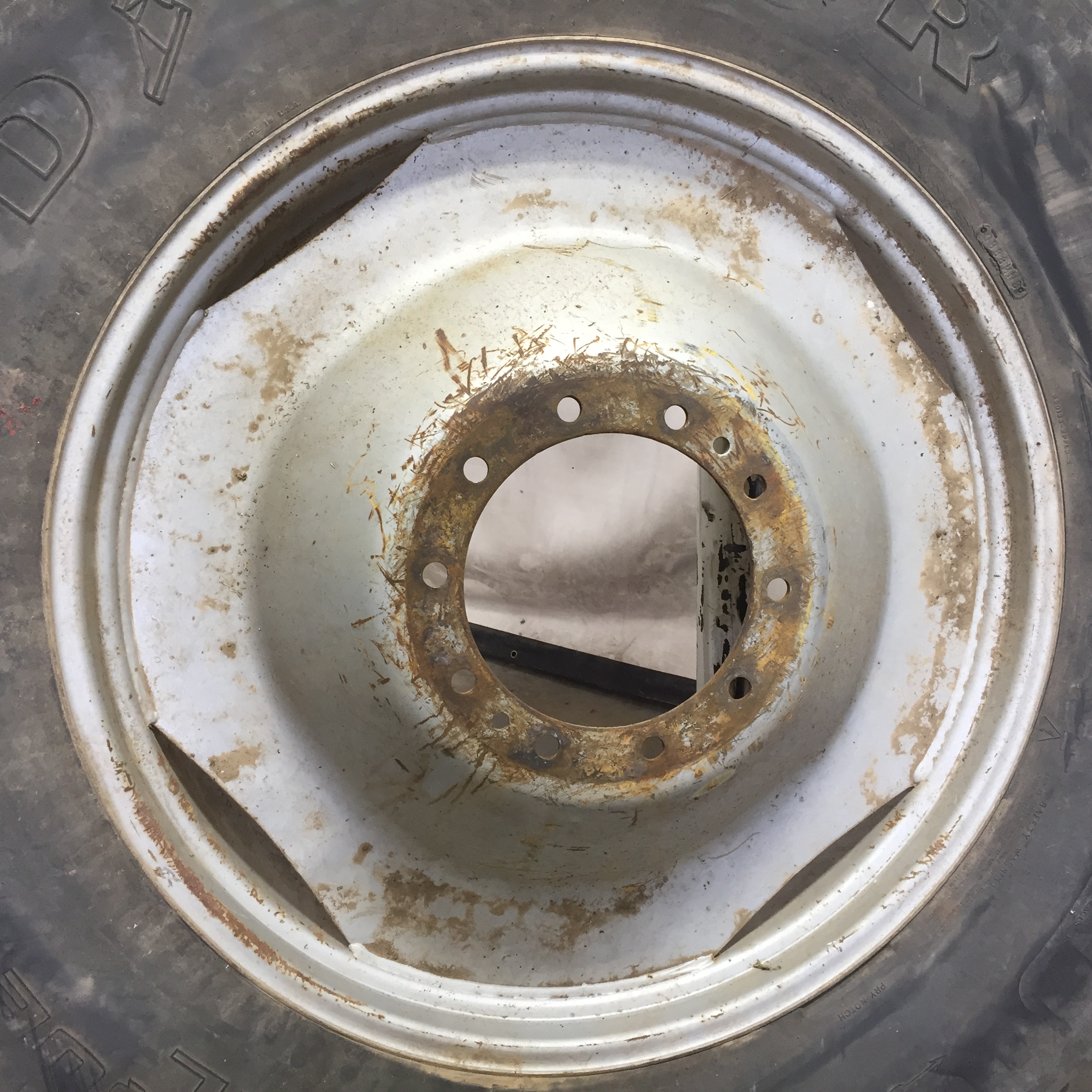 38''D x 18''W Formed Plate Wheel WT008325