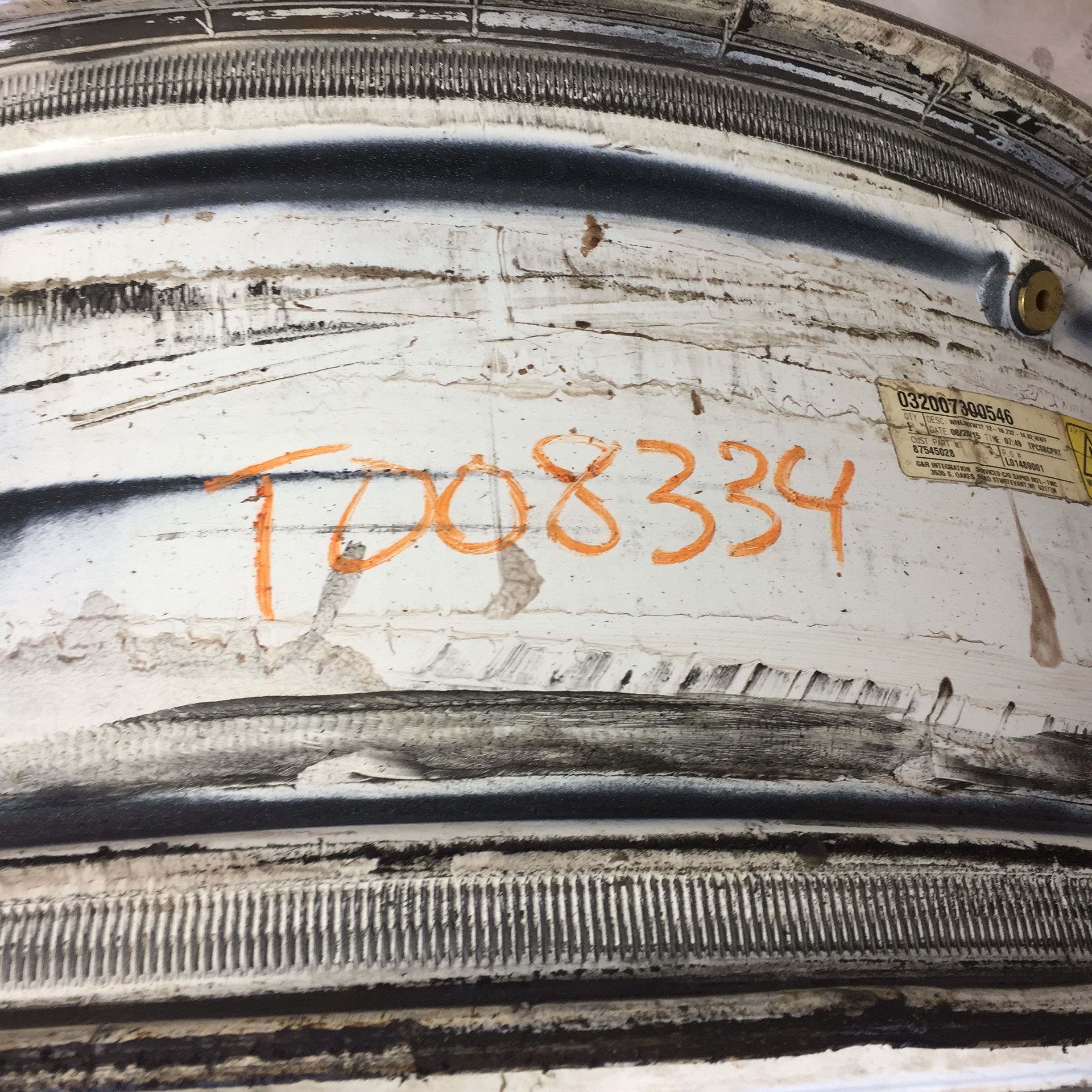 38''D x 12''W Waffle Wheel (Groups of 3 bolts) Wheel T008334RIM