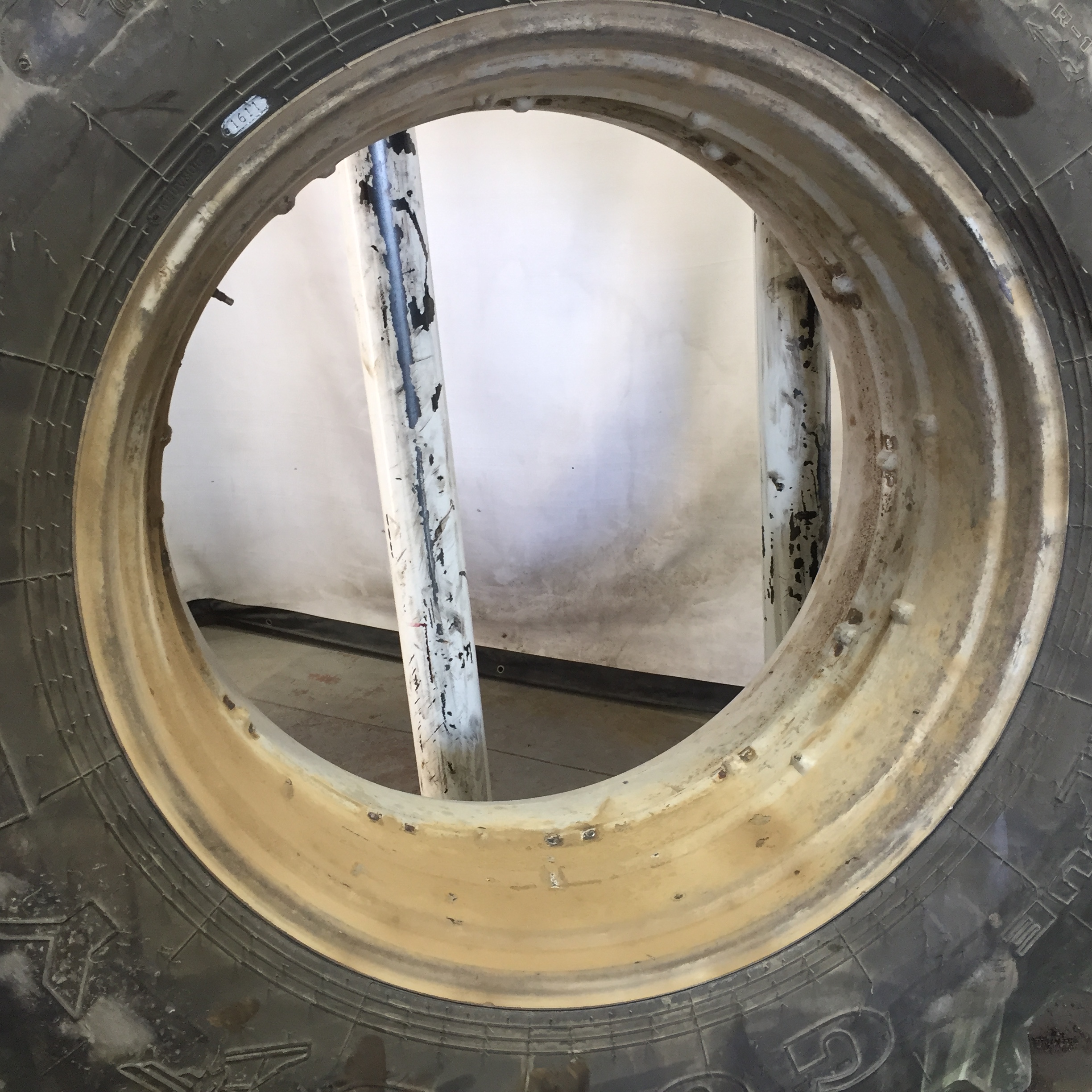 38''D x 18''W Double Bevel 38" Cast Wheel WT008354