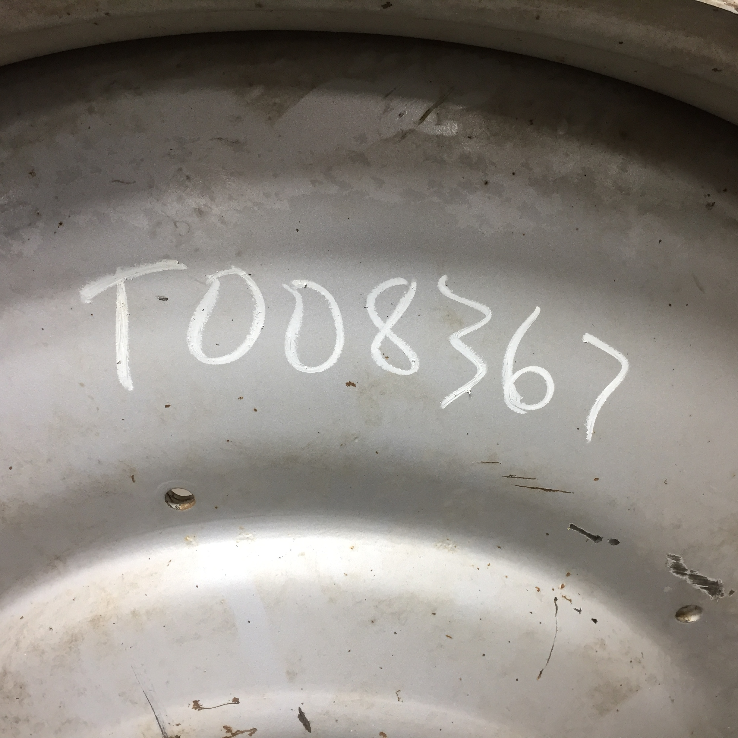 46''D x 13''W Formed Plate W/Weight Holes Wheel T008367