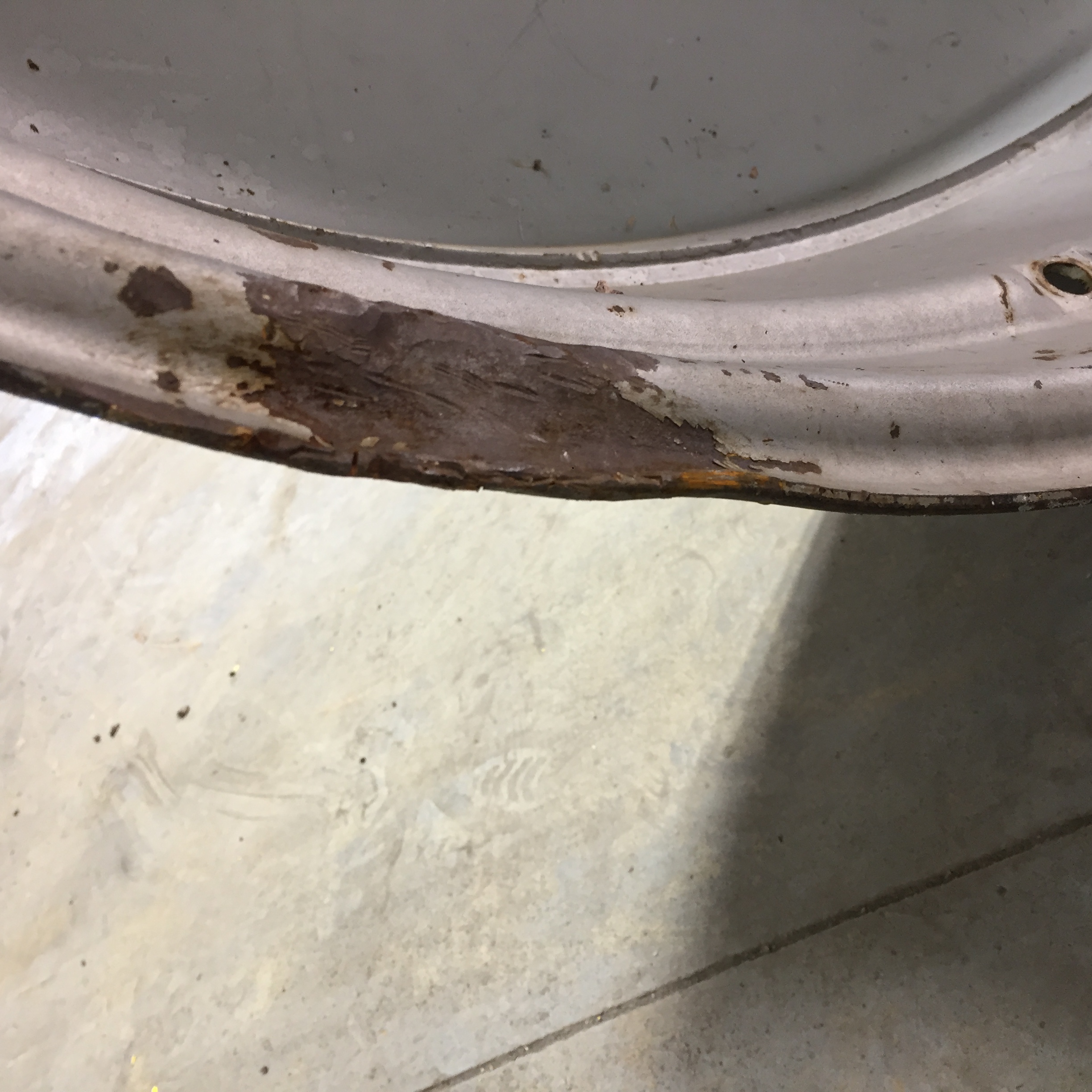 46''D x 13''W Formed Plate W/Weight Holes Wheel T008367