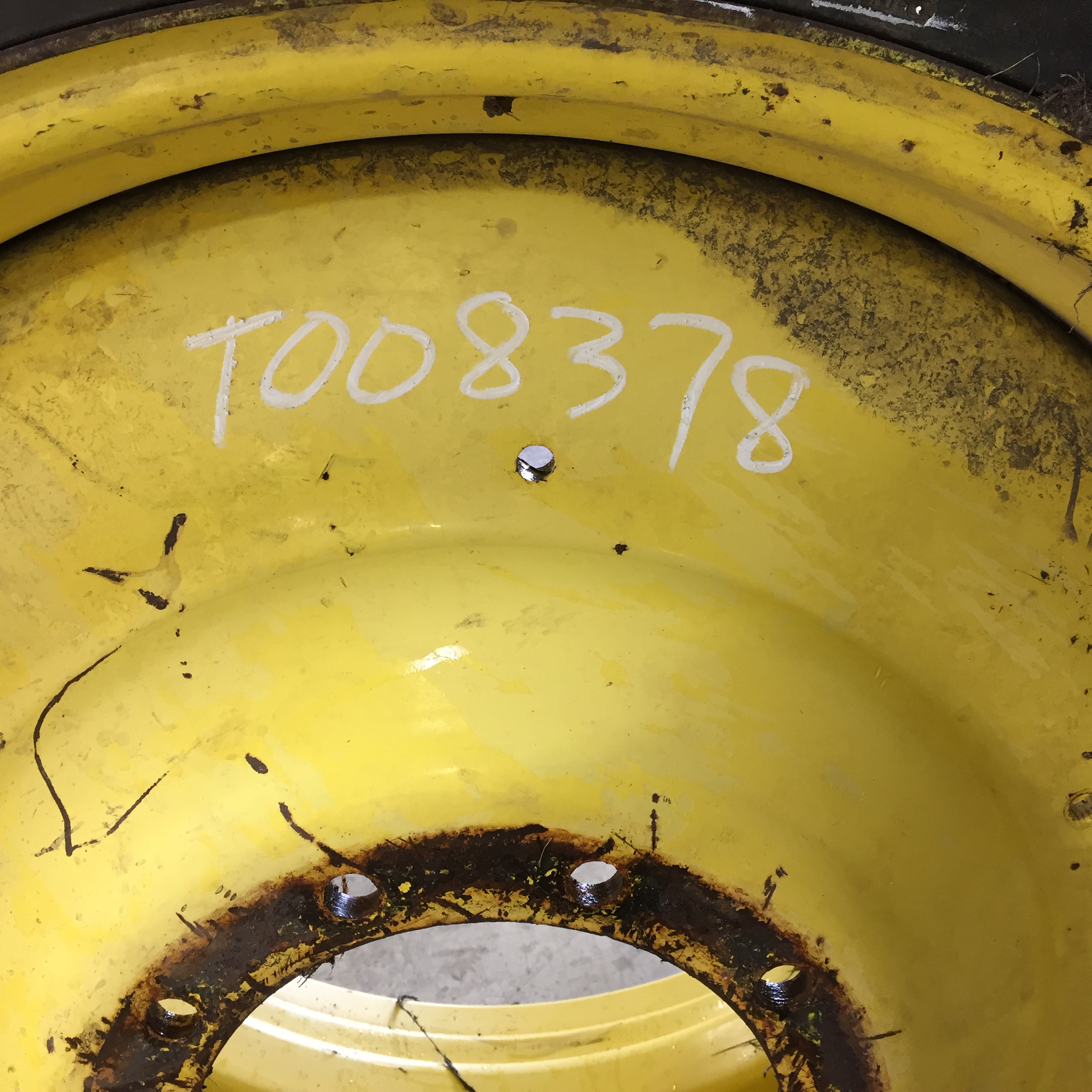 38''D x 23''W Formed Plate W/Weight Holes Wheel WT008378