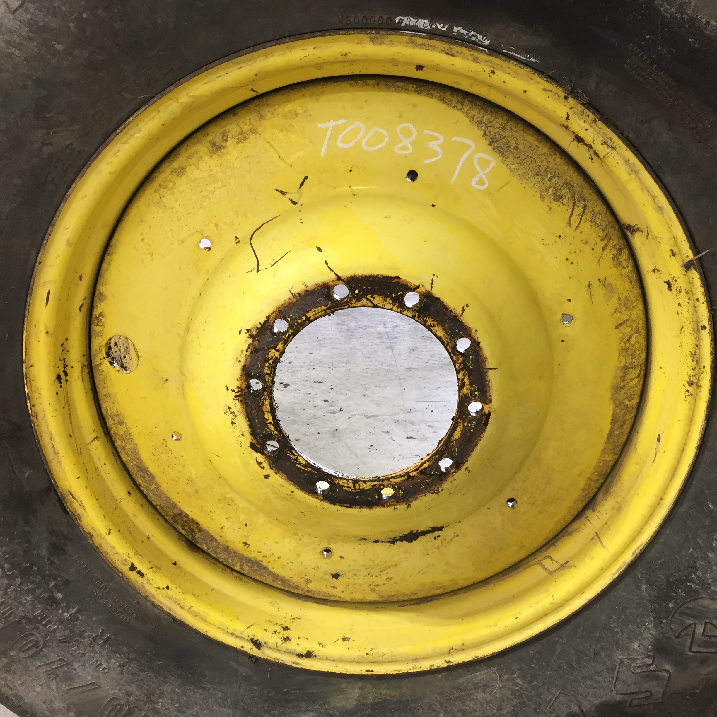 38''D x 23''W Formed Plate W/Weight Holes Wheel WT008378