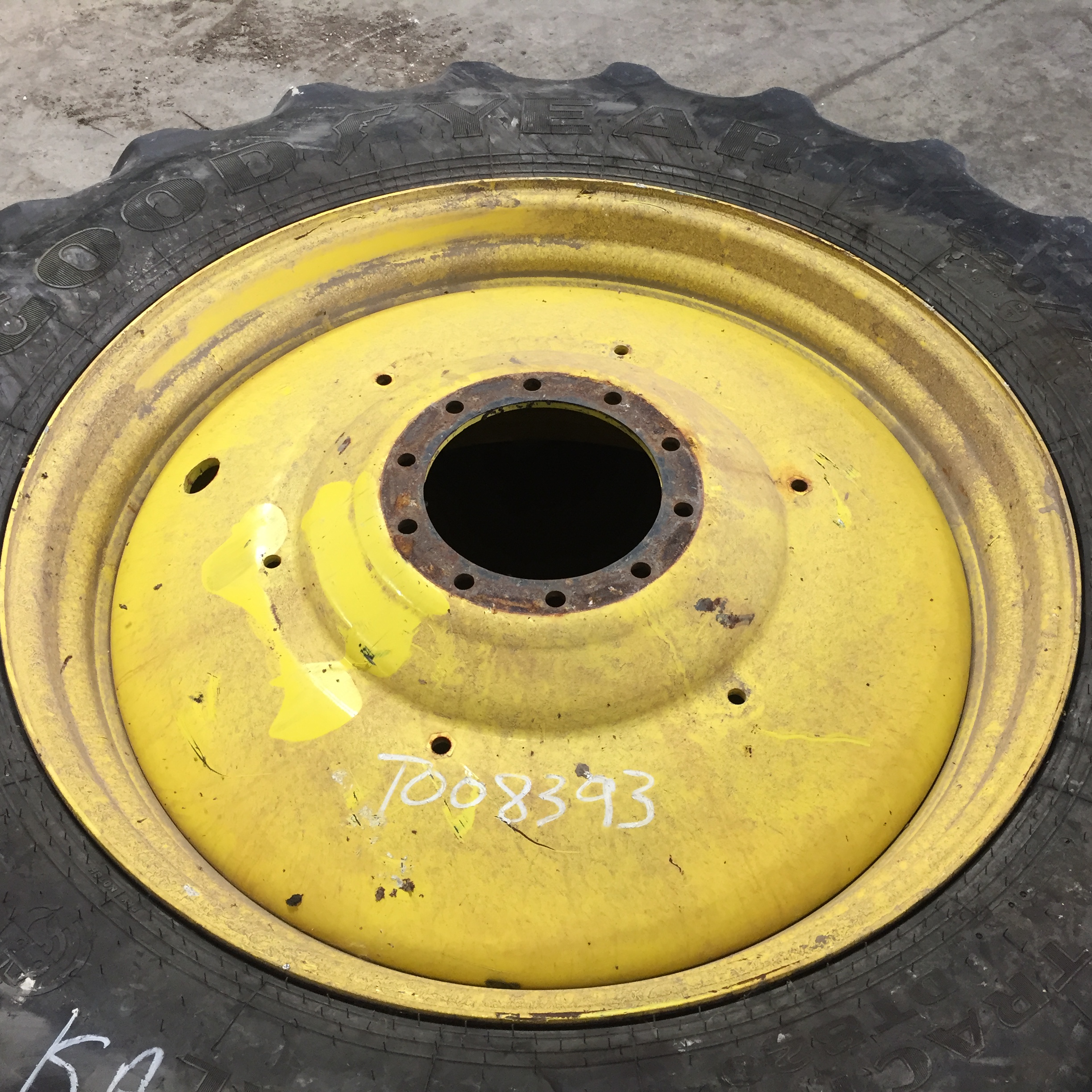 46''D x 20''W Formed Plate W/Weight Holes Wheel T008393