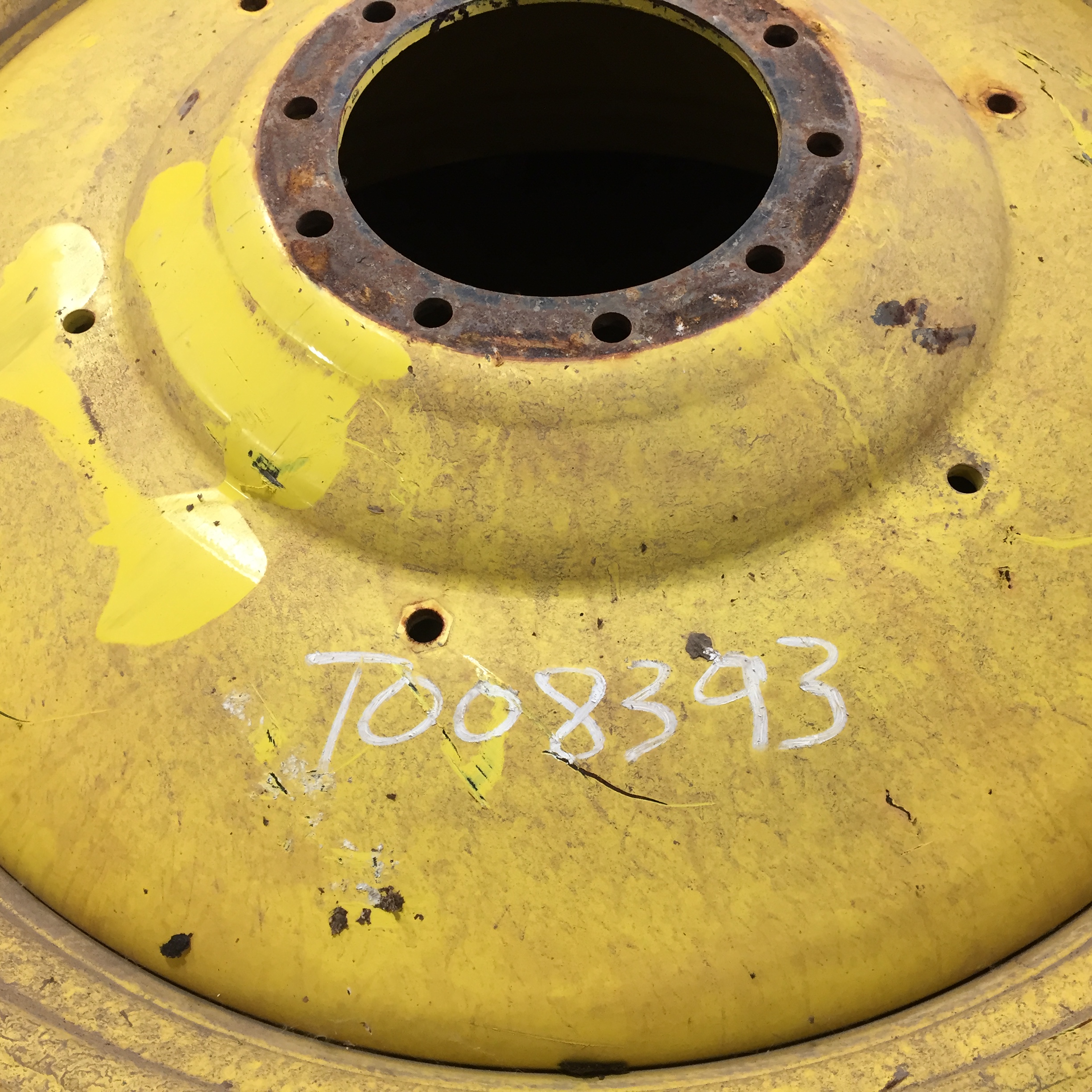 46''D x 20''W Formed Plate W/Weight Holes Wheel T008393