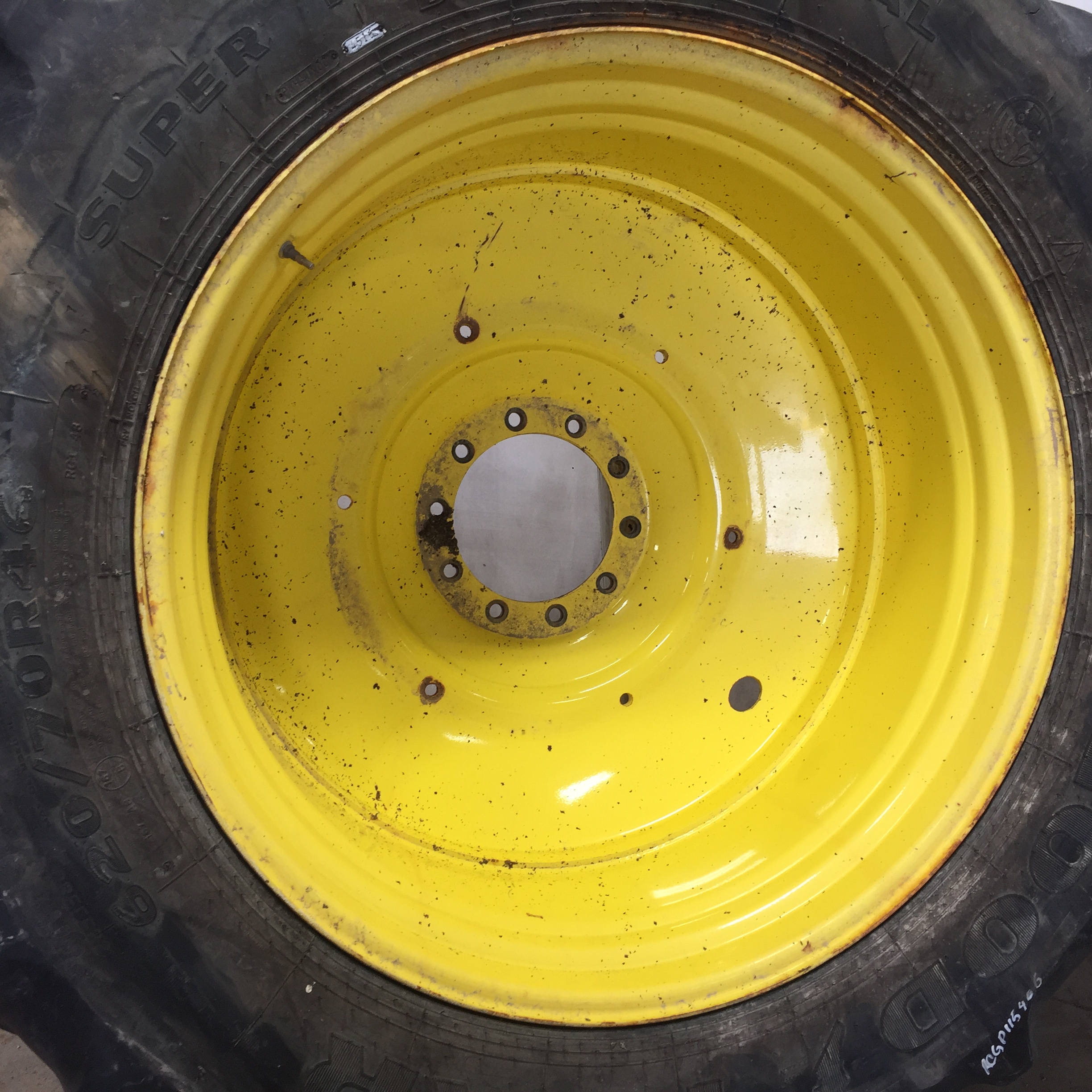 46''D x 20''W Formed Plate W/Weight Holes Wheel WT008394