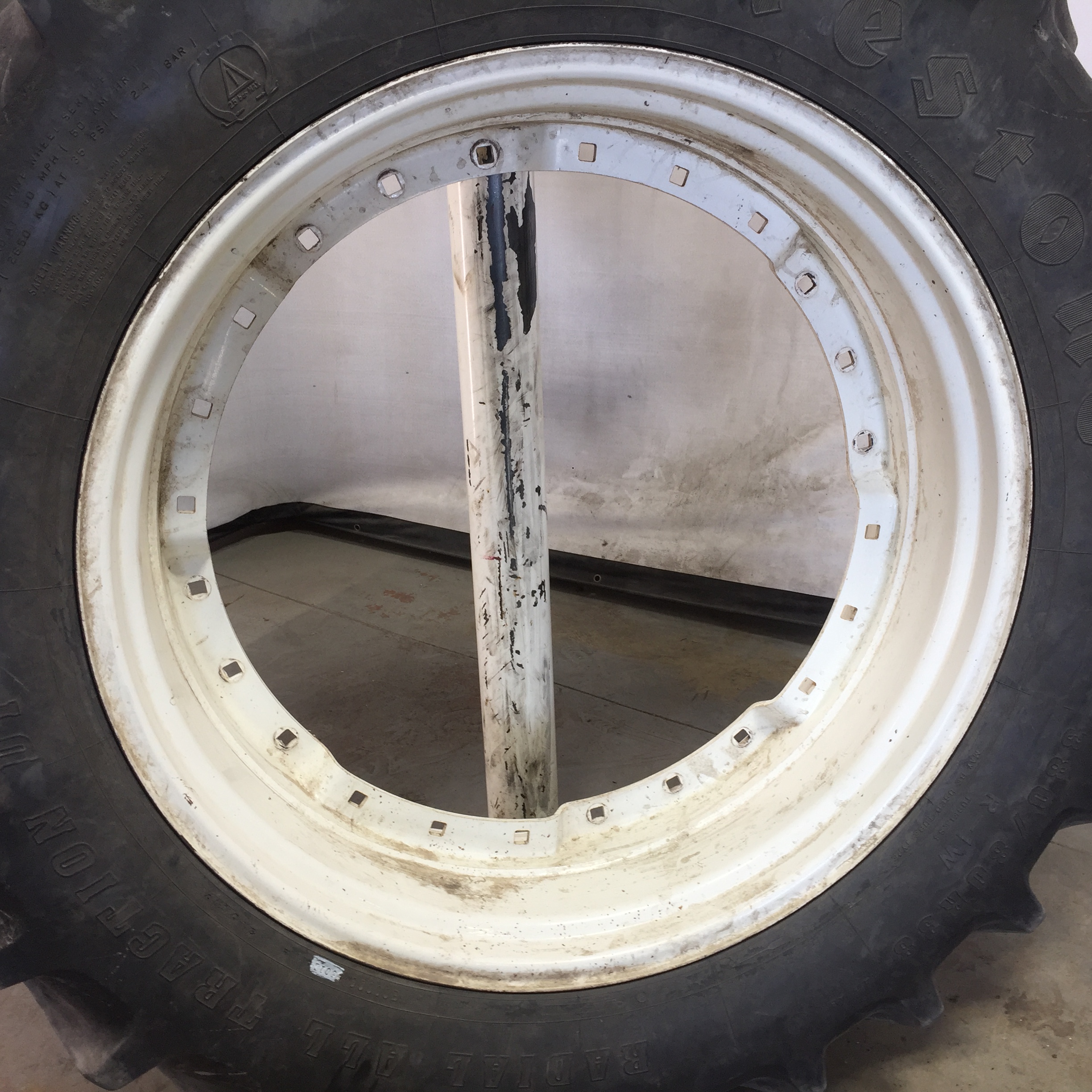 38''D x 12''W Waffle Wheel (Groups of 3 bolts) Wheel WT008490