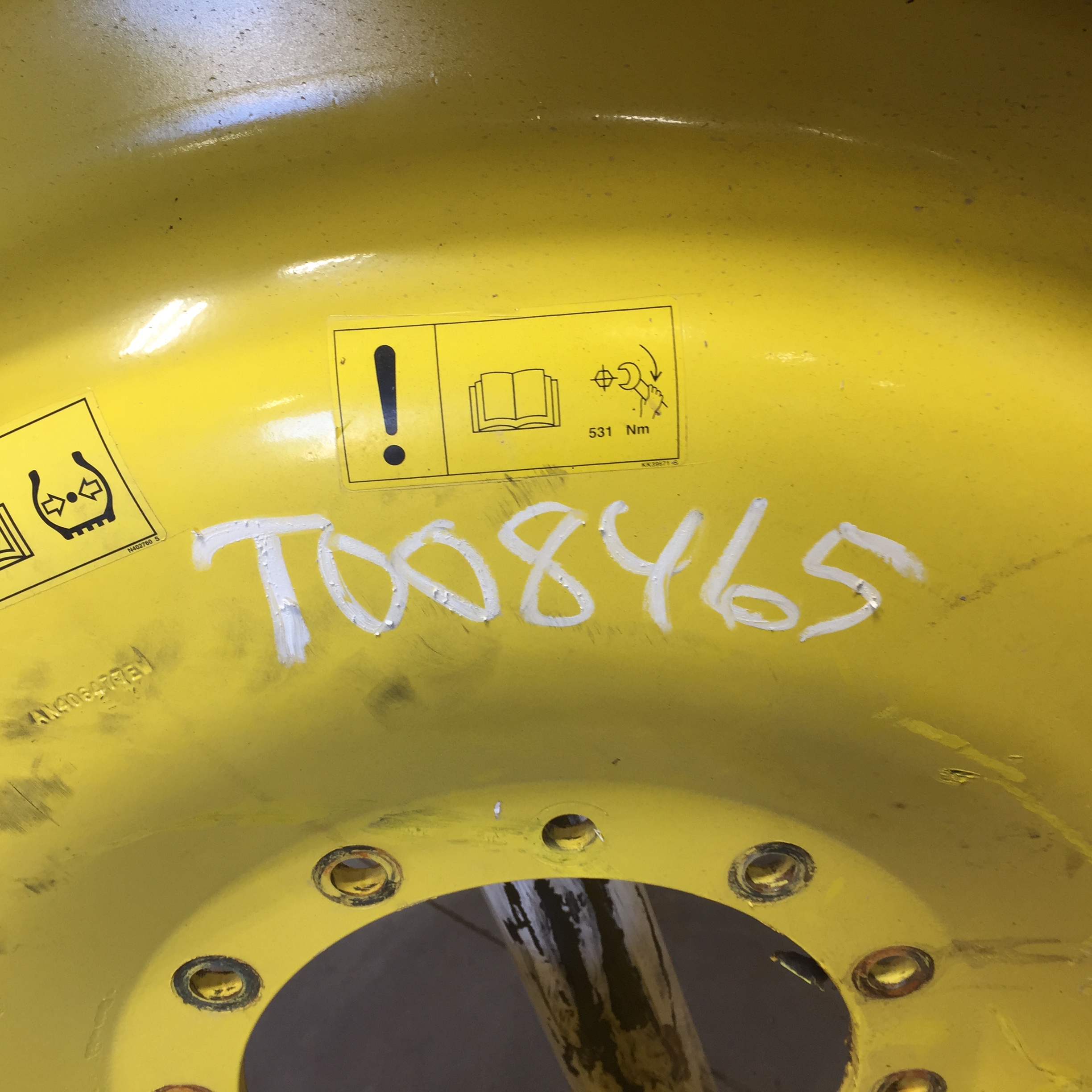 46''D x 10''W Bubble Disc Wheel T007465A