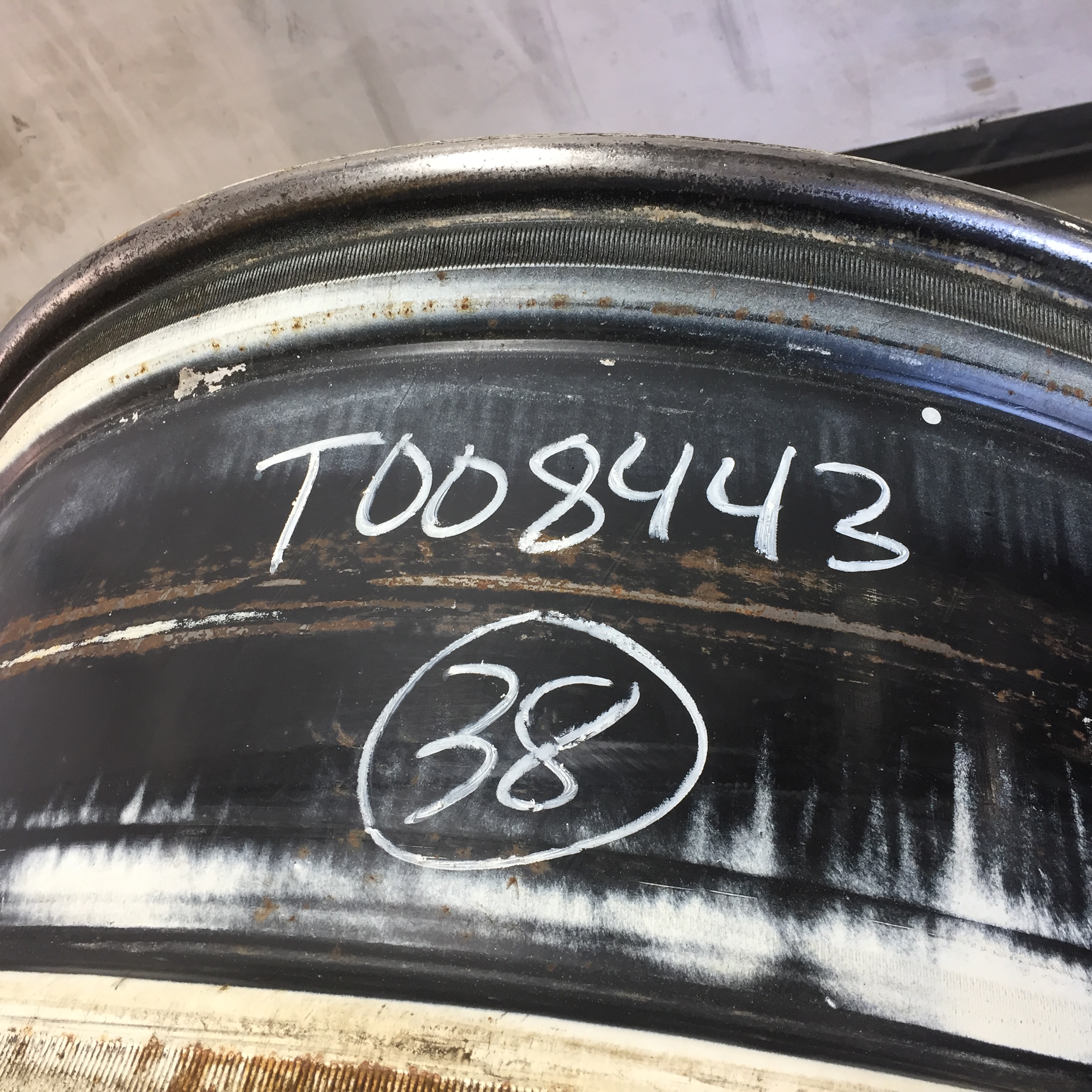 38''D x 15''W Waffle Wheel (Groups of 3 bolts) Wheel T008443RIM