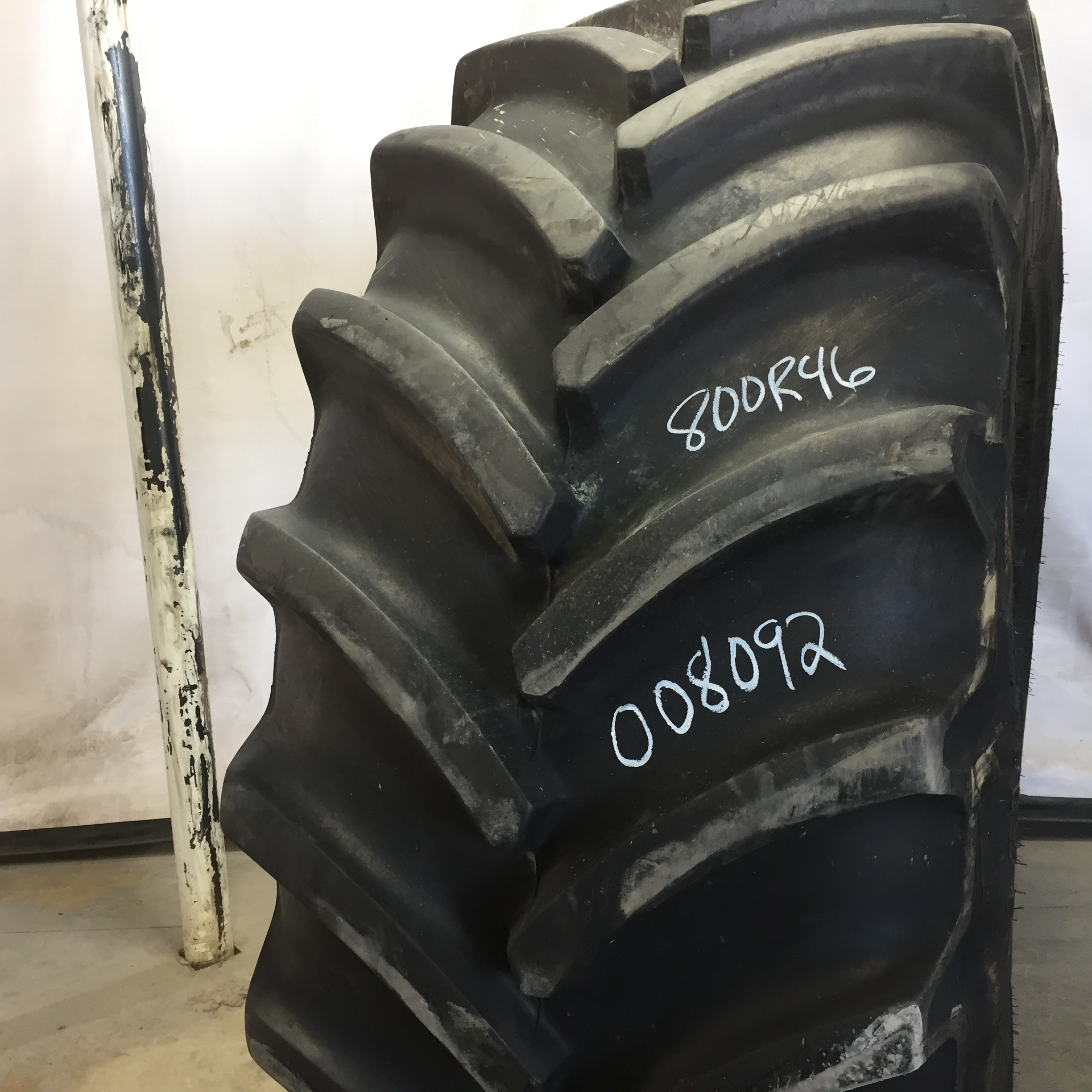 800/55R46 Goodyear Farm DT830 Optitrac R-1W Tire 008092
