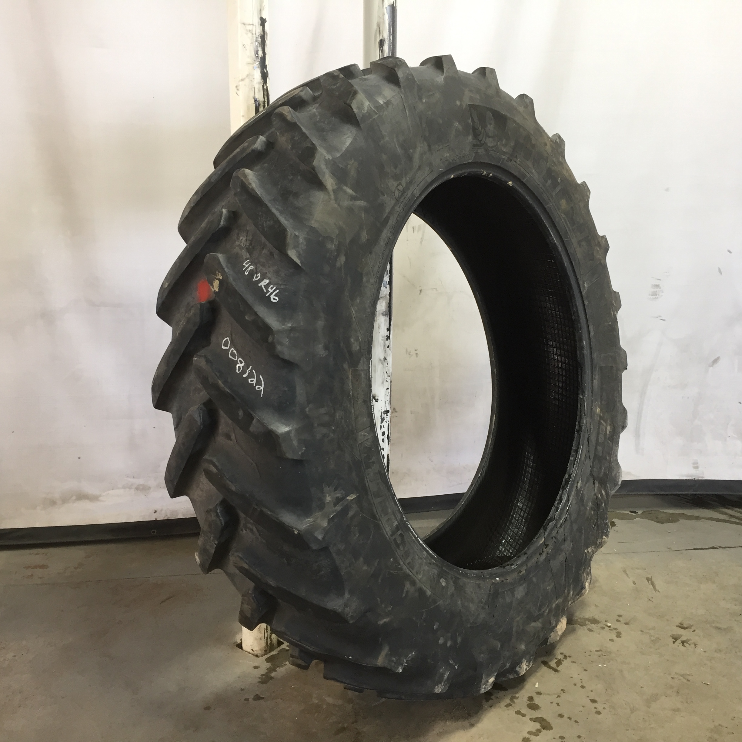 480/80R46 Michelin Yieldbib R-1W Tire 008122