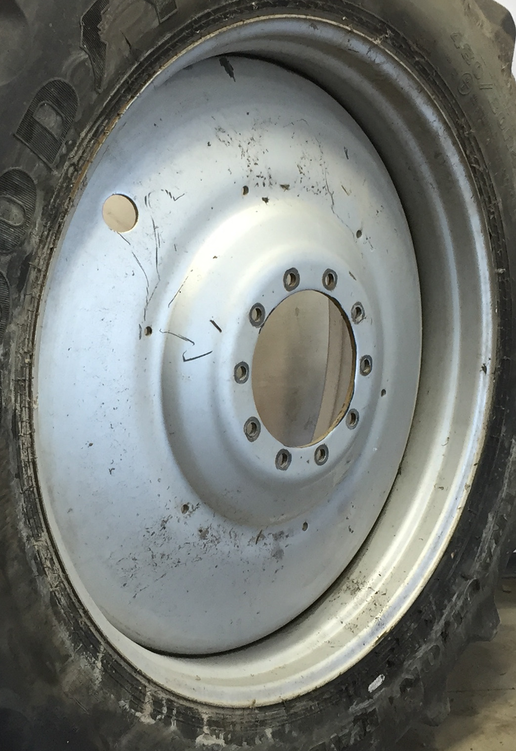 46''D x 16''W Formed Plate W/Weight Holes Wheel WS003064