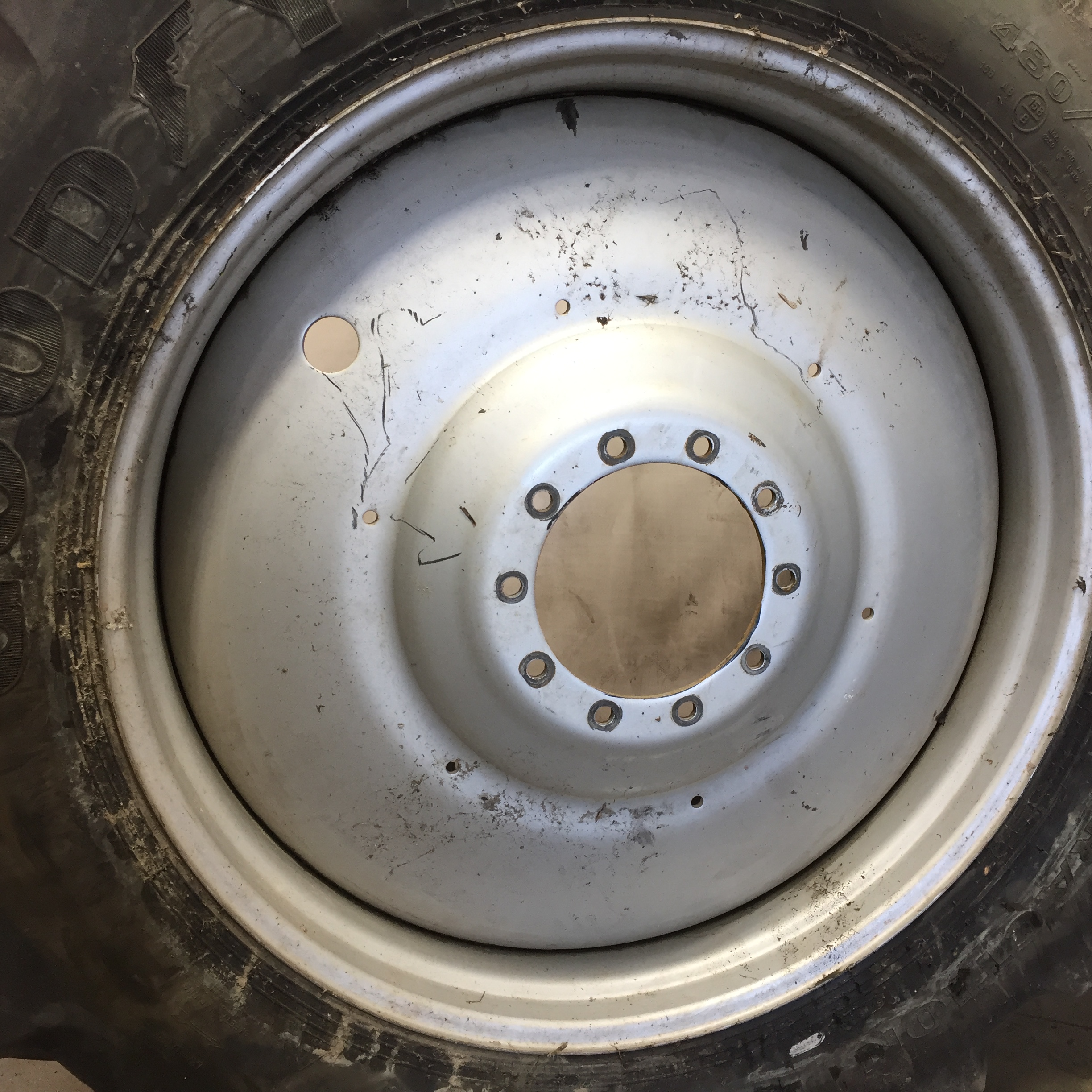 46''D x 16''W Formed Plate W/Weight Holes Wheel WS003064