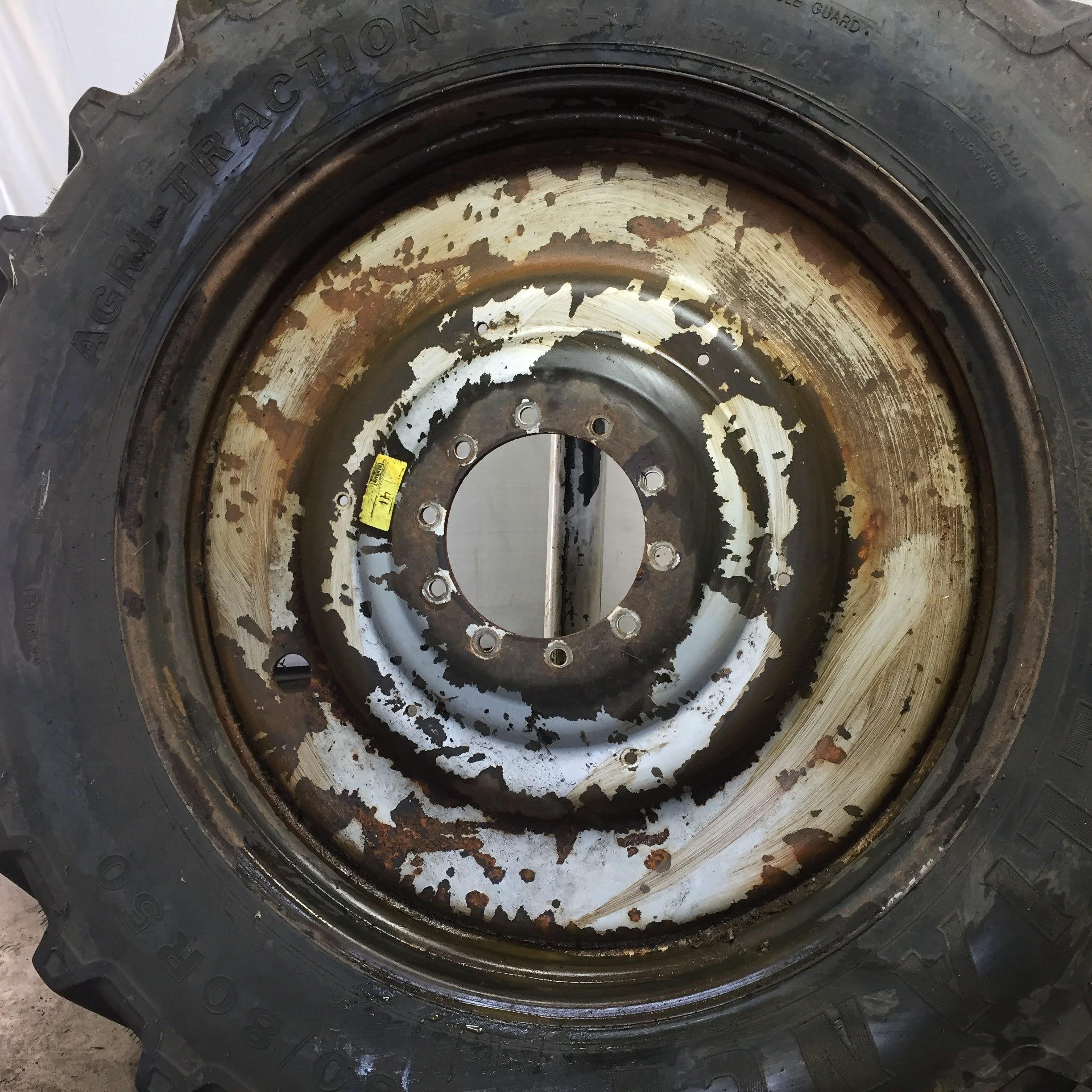 50''D x 15''W Formed Plate W/Weight Holes Wheel WS003082