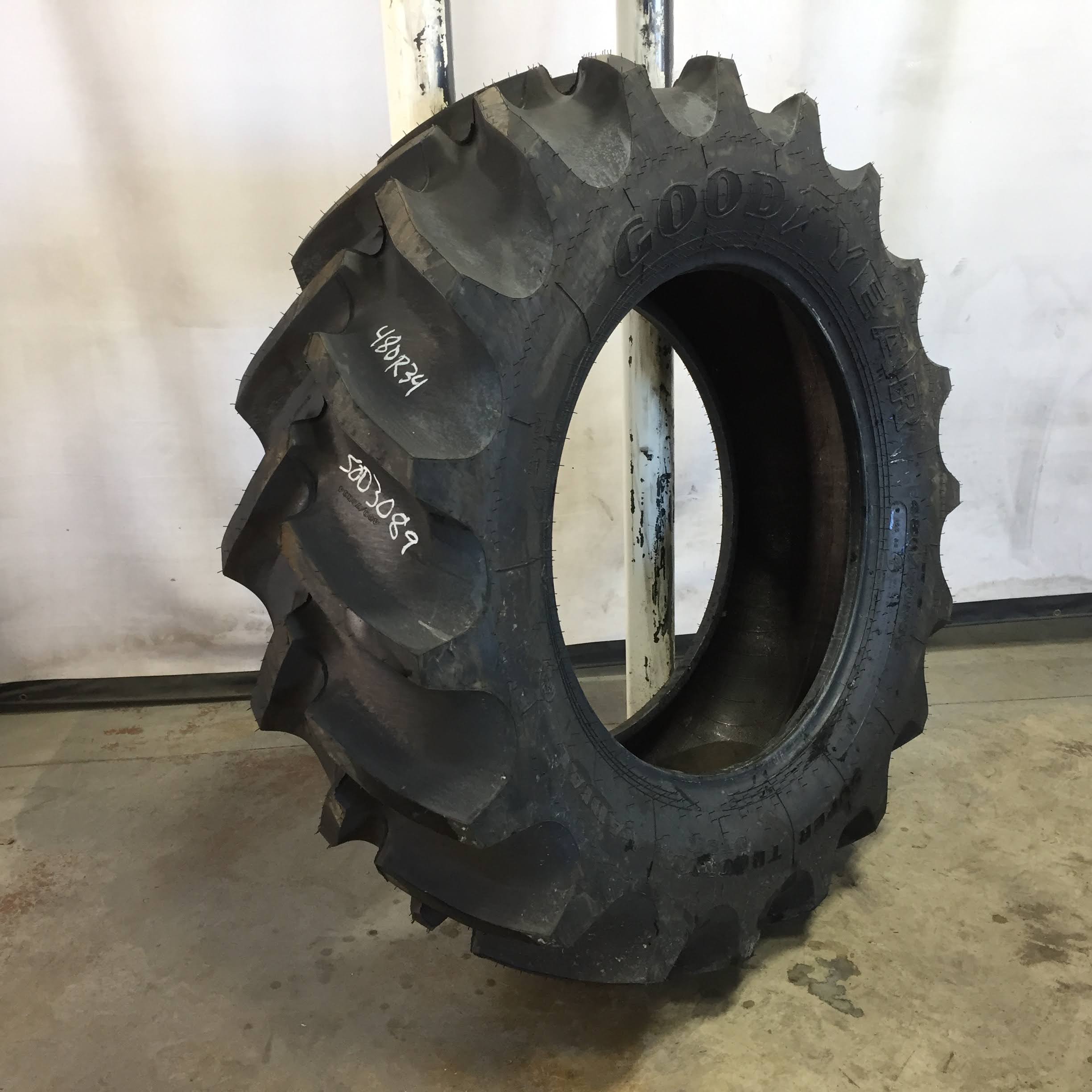 480/70R34 Goodyear Farm DT810 Super Traction R-1W Tire S003089