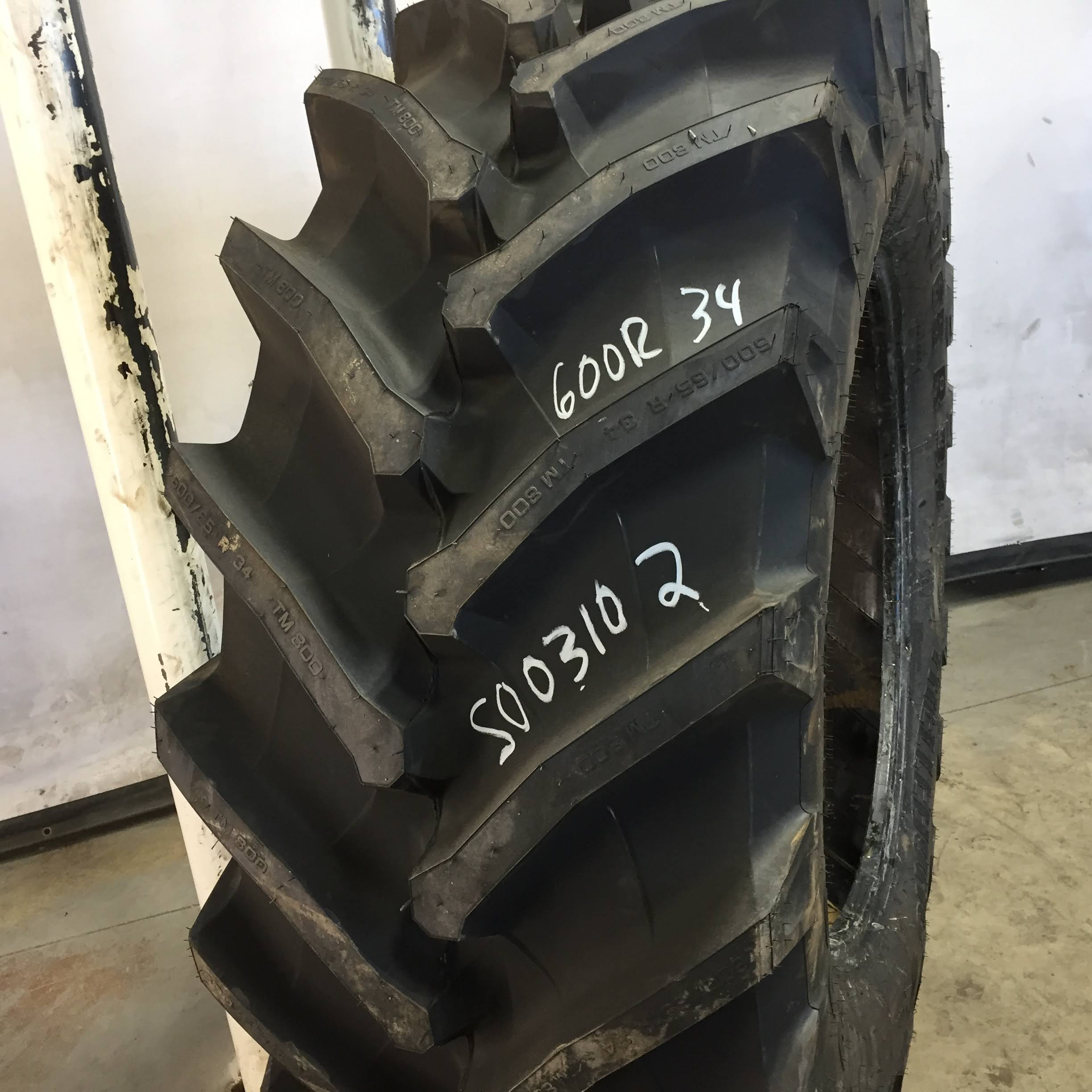 600/65R34 Trelleborg TM800 High Speed R-1W Tire S003102