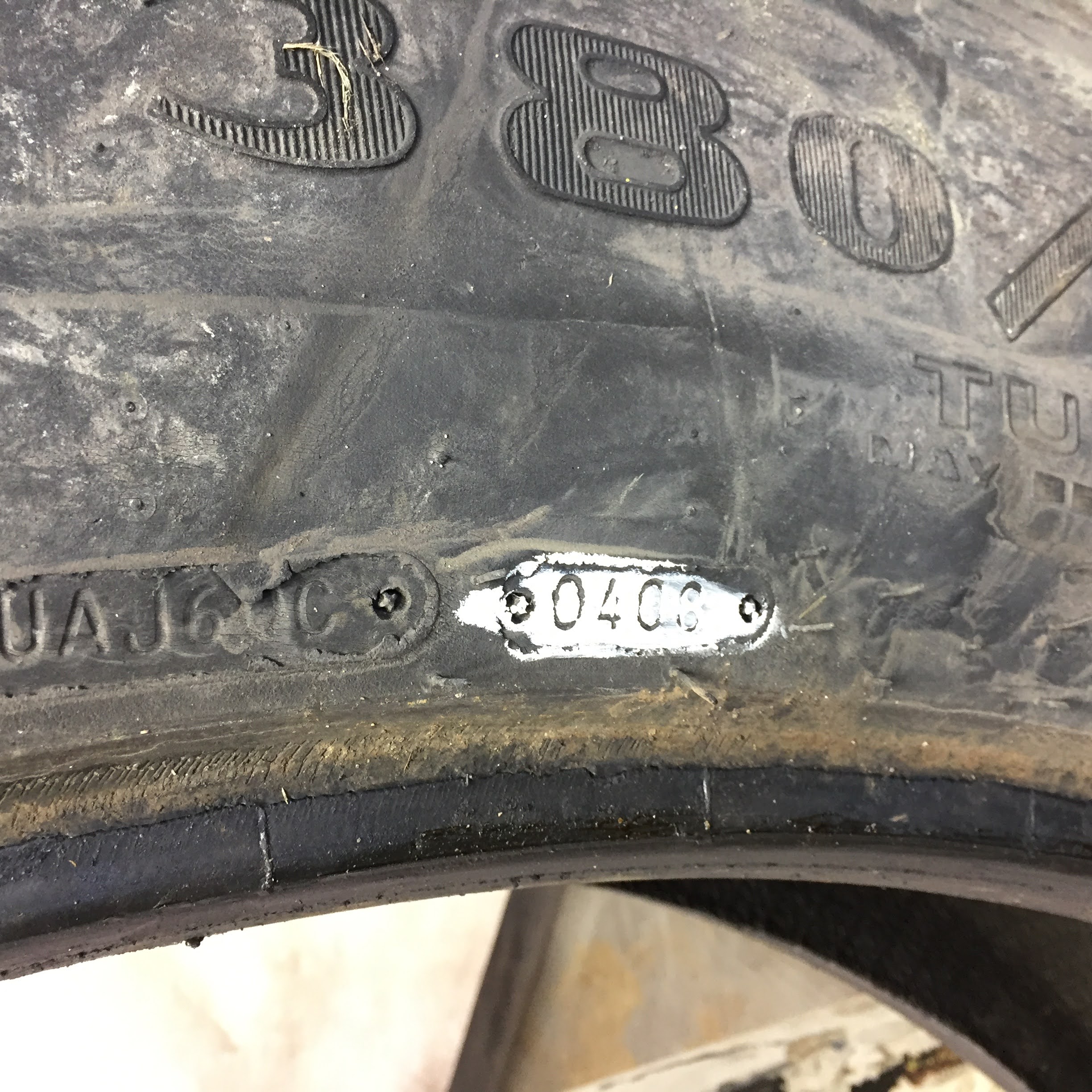 380/90R50 Goodyear Farm DT800 Optitrac R-1W Tire T008535