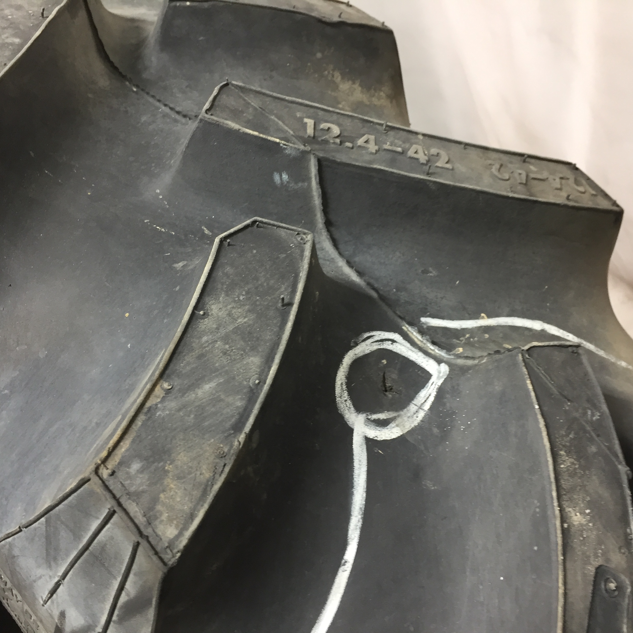 12.4/-42 Titan Farm Hi Traction Lug R-1 Tire S003143