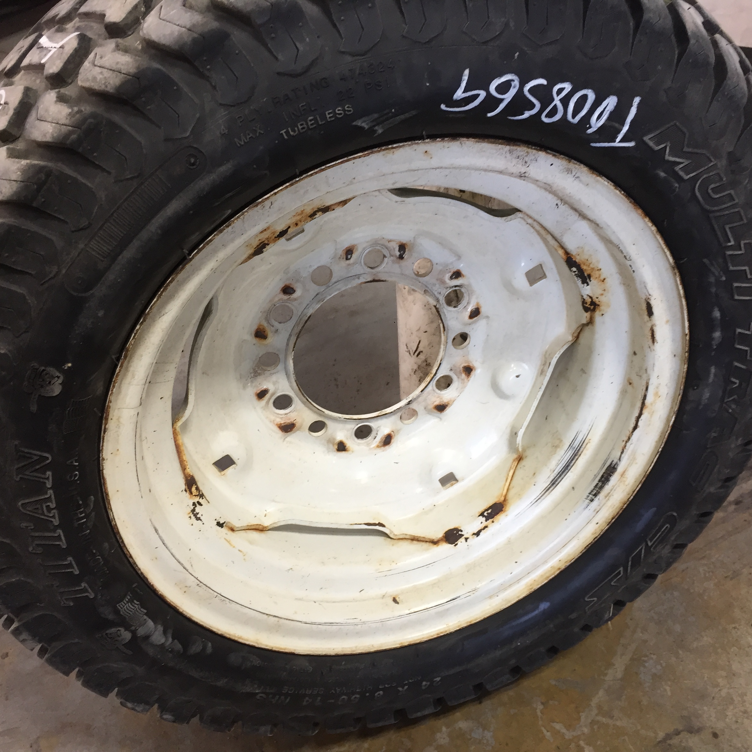 14''D x 6''W Implement Wheel WT008569