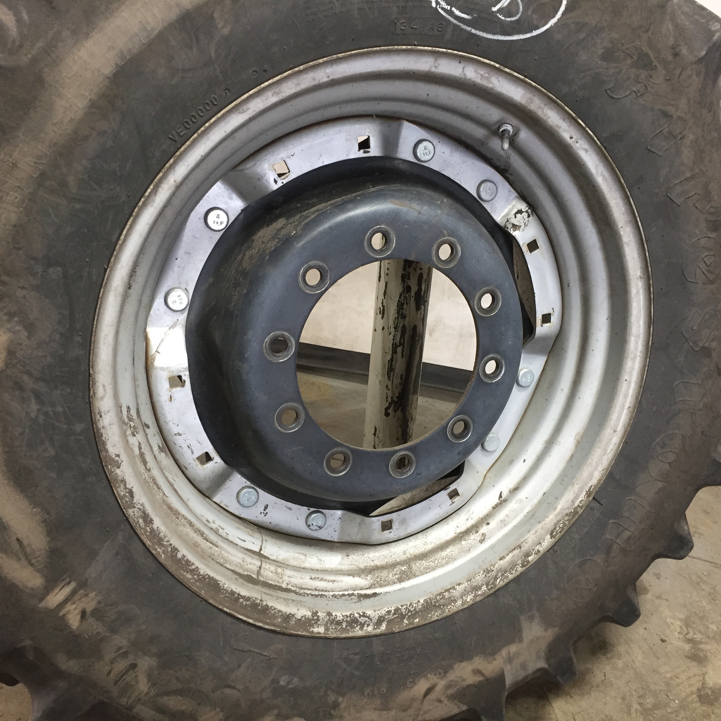 30''D x 13''W Waffle Wheel (Groups of 2 bolts) Wheel WT008580RIM