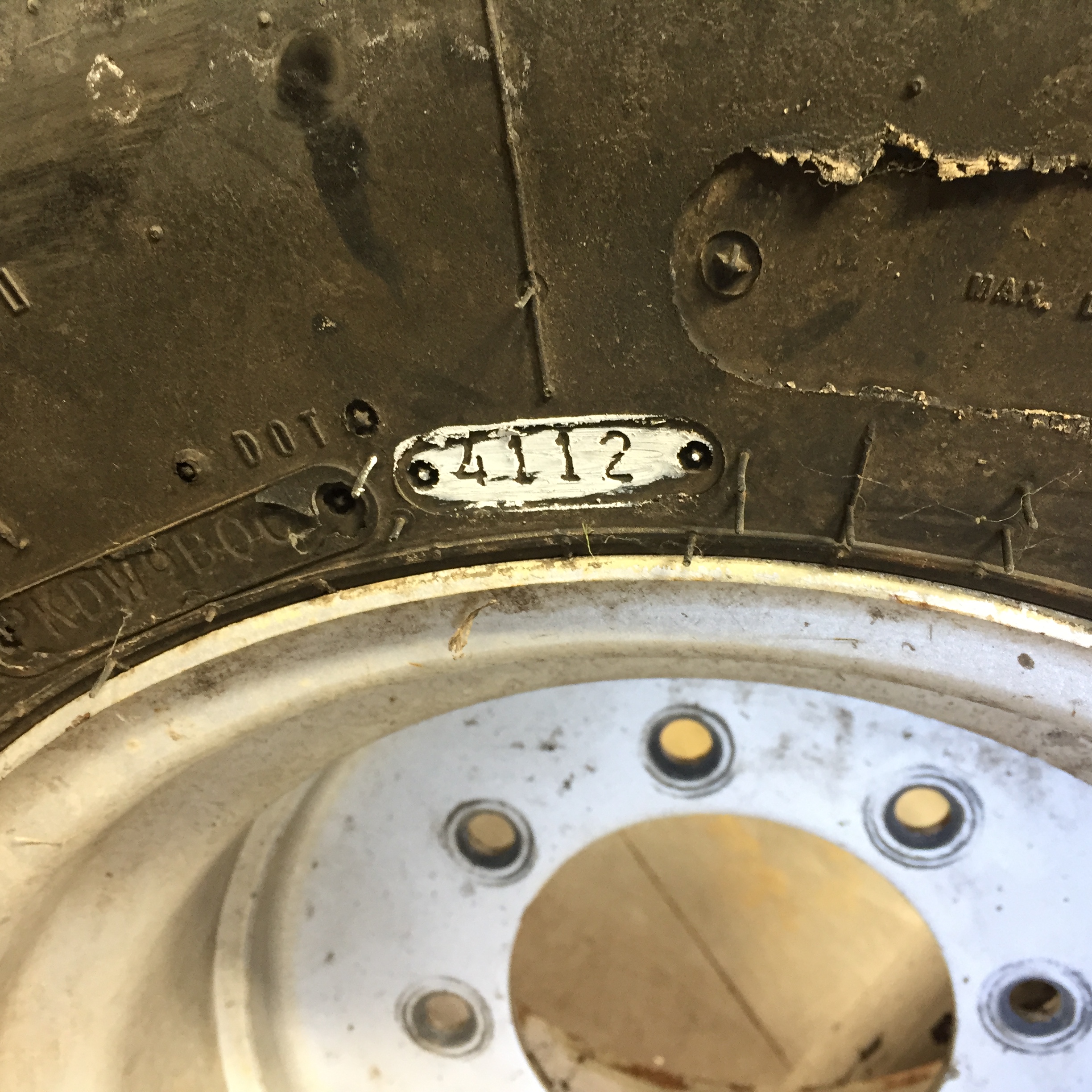 16.1''D x 14''W Implement Wheel WT008595