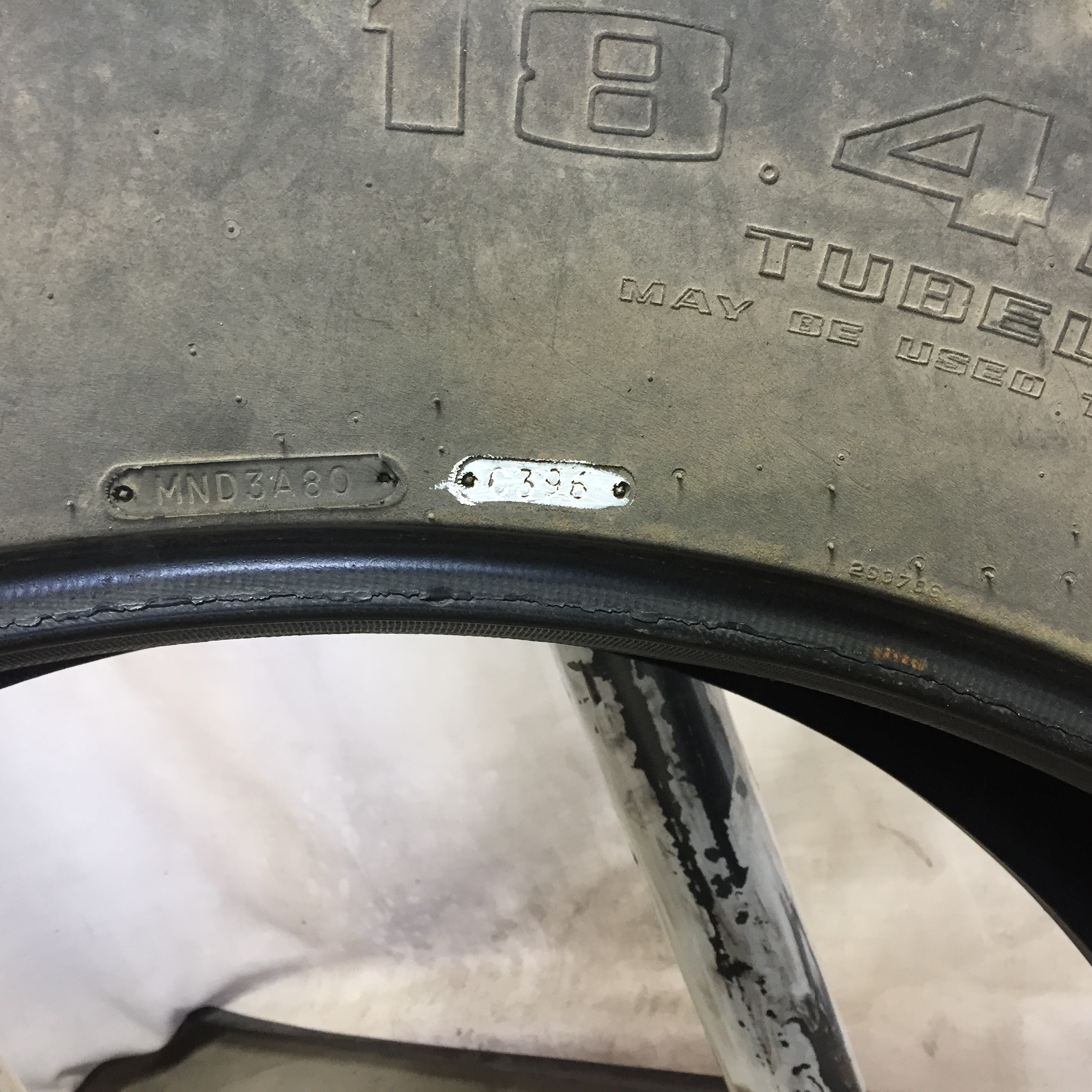 18.4/R46 Goodyear Farm Dyna Torque Radial R-1 Tire T008681