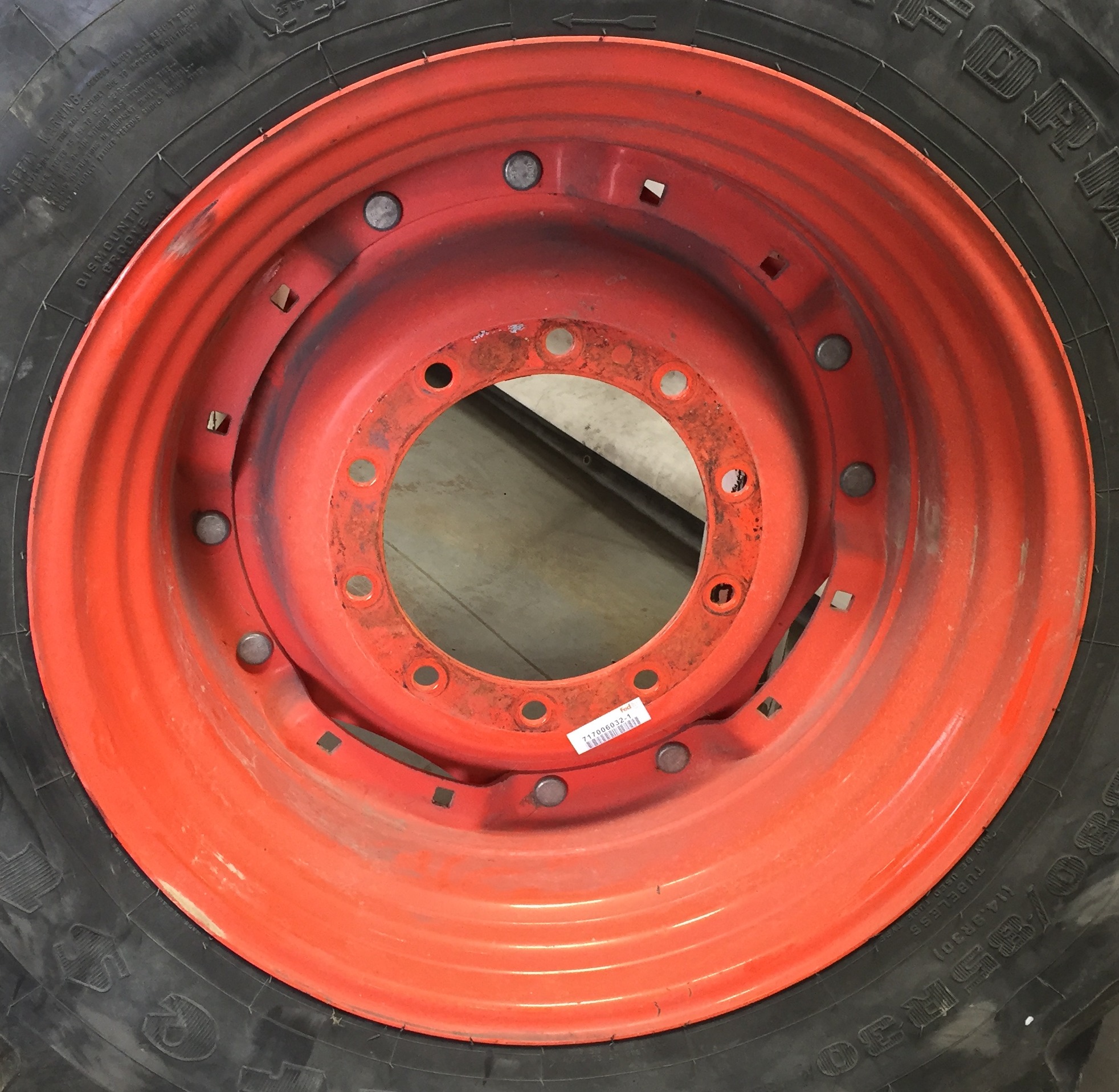 30''D x 13''W Waffle Wheel (Groups of 2 bolts) Wheel WT008691RIM