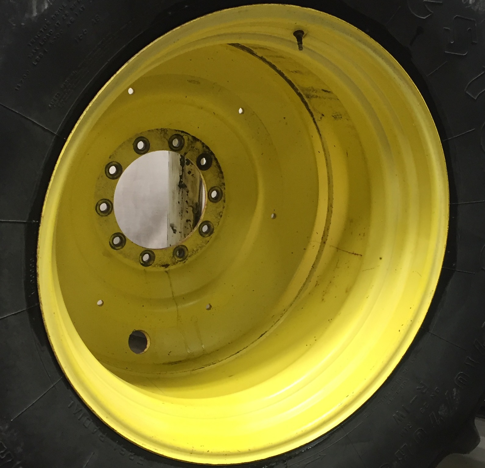 38''D x 23''W Formed Plate W/Weight Holes Wheel WT008714