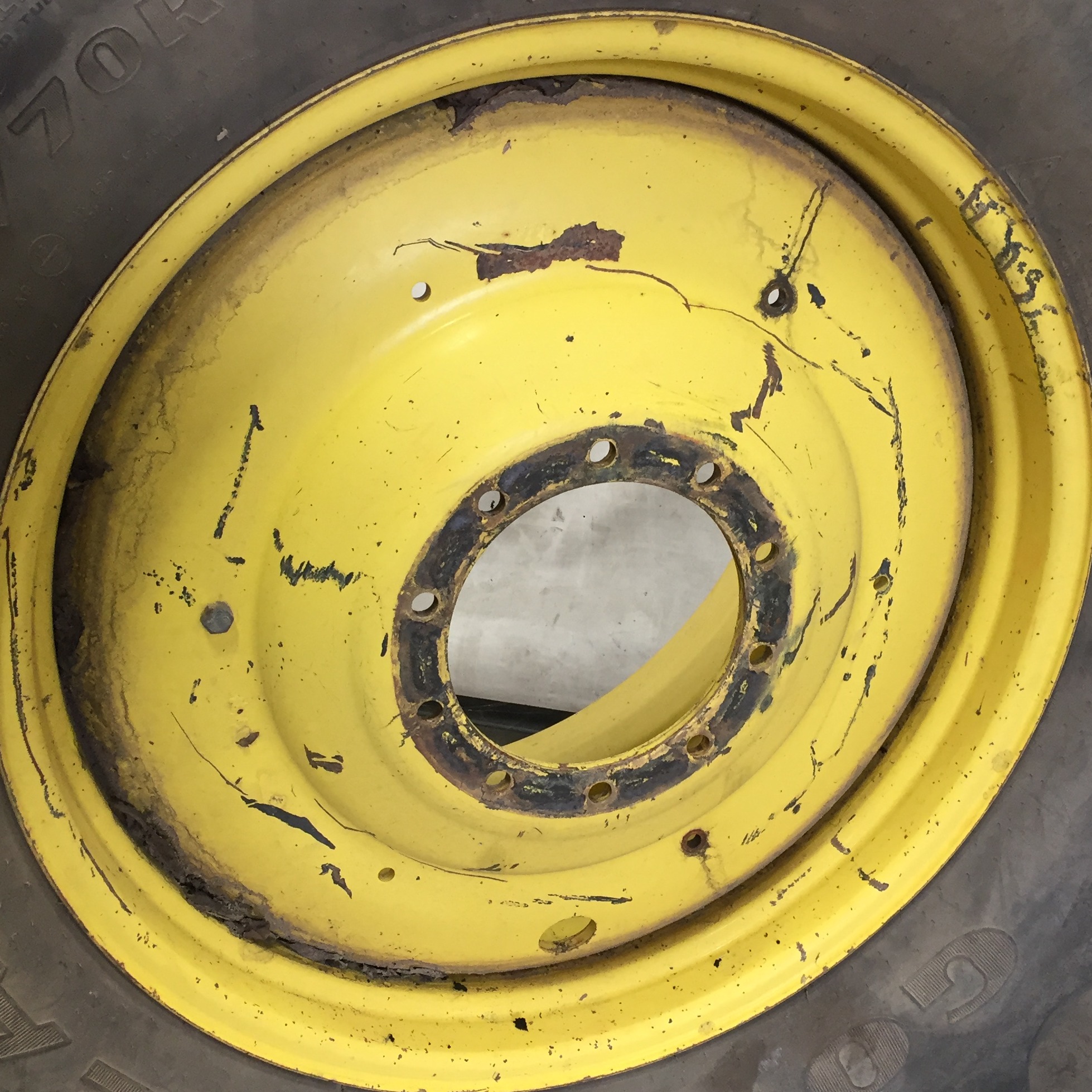 38''D x 23''W Formed Plate W/Weight Holes Wheel WT008722