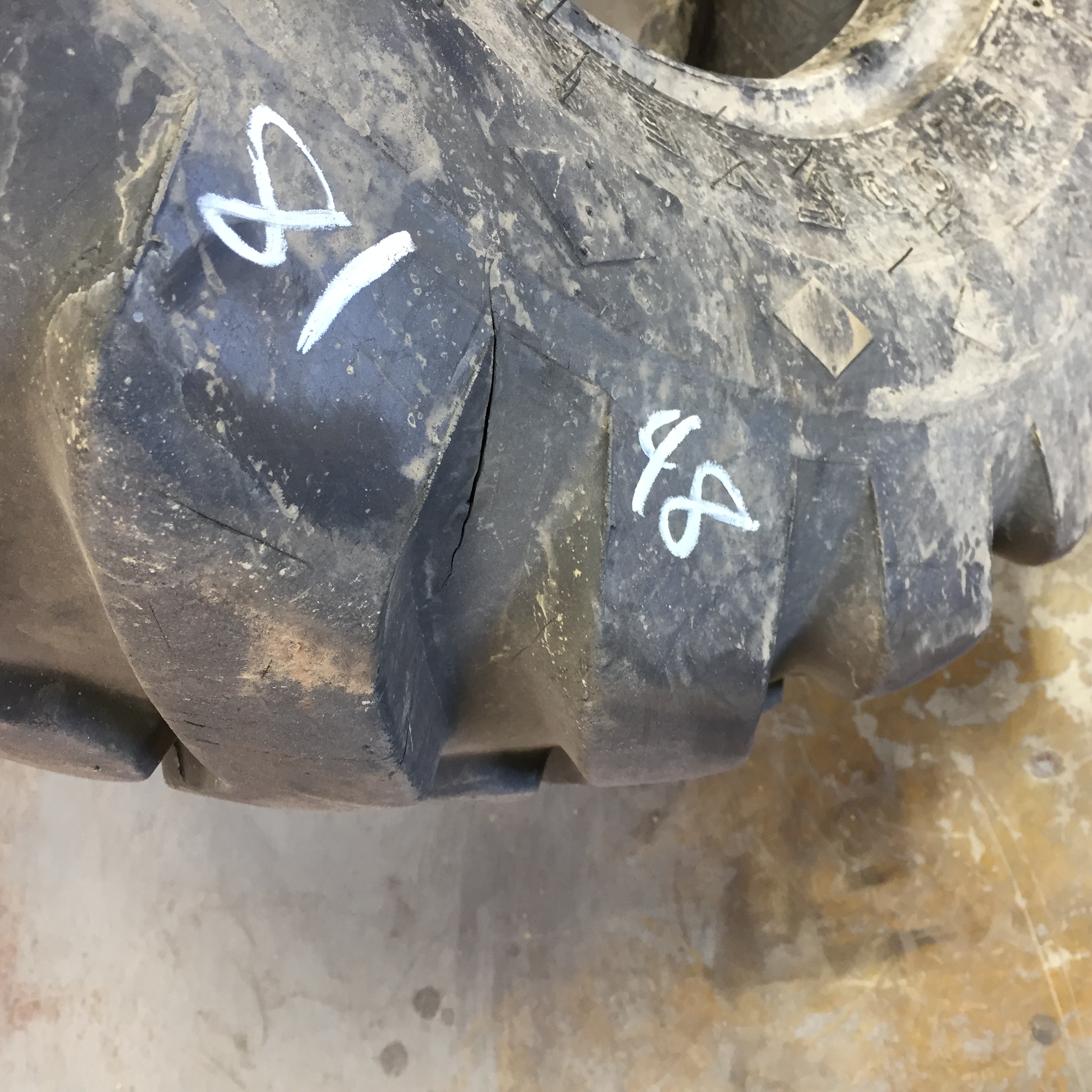 12.5/80-18 Goodyear Farm Sure Grip Lug NHS I-3 Tire 008148