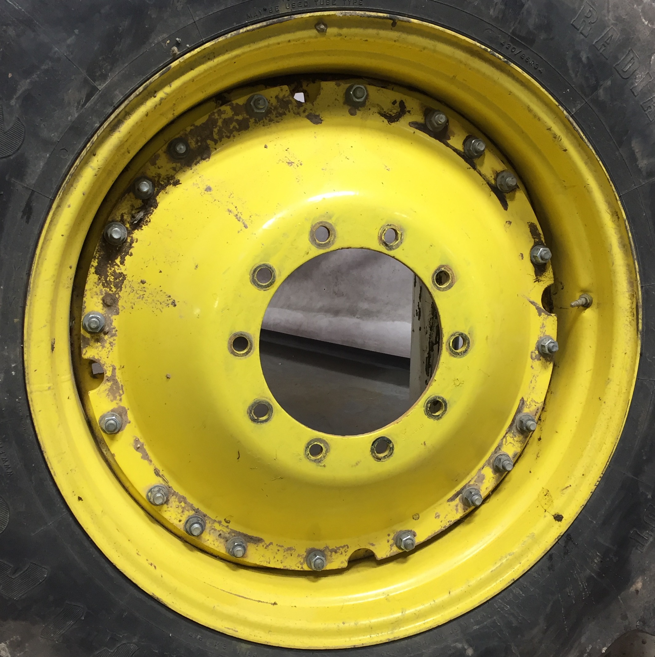 34''D x 15''W Waffle Wheel (Groups of 3 bolts) Wheel WT008848RIM