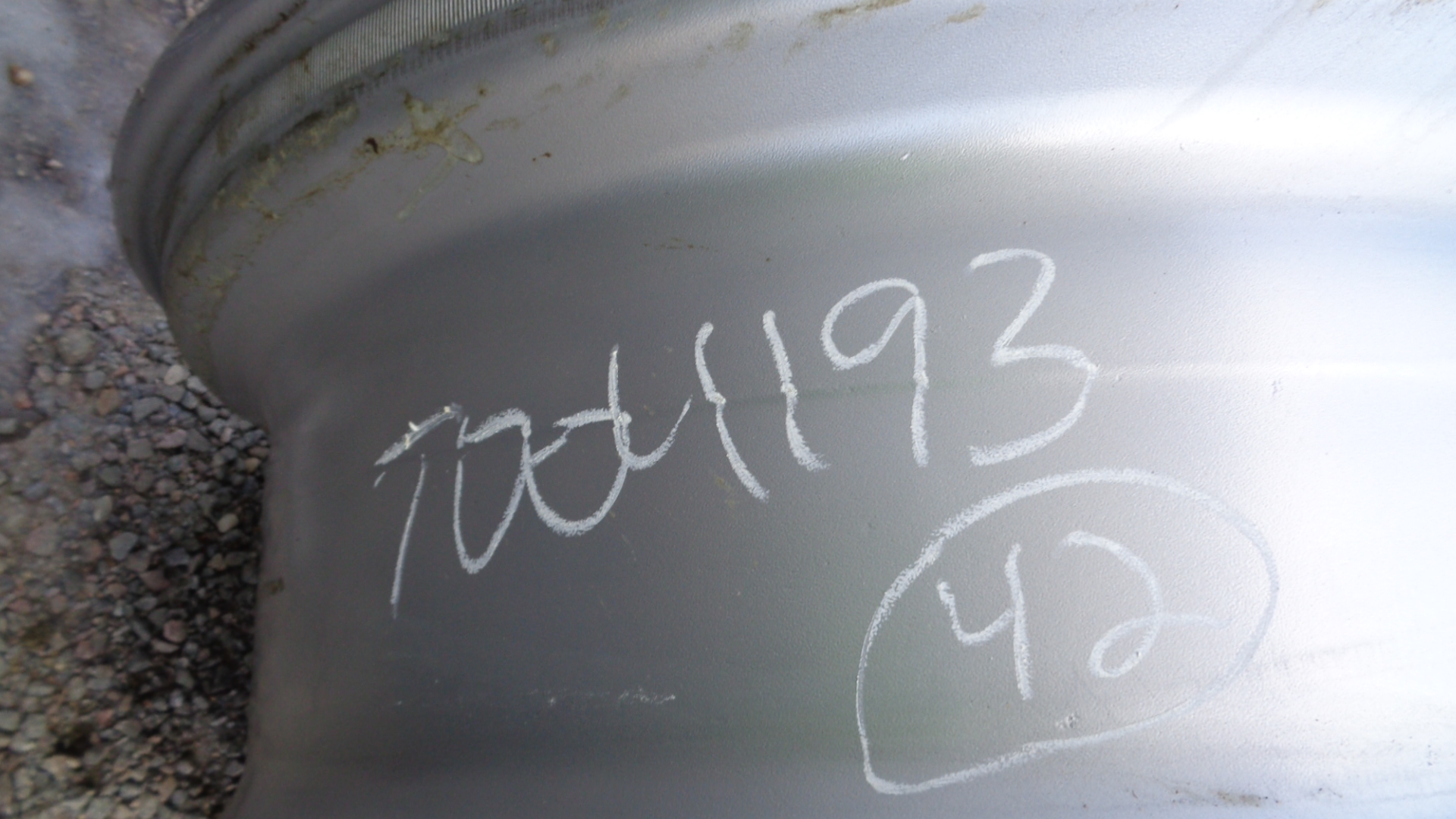 42''D x 16''W Formed Plate Wheel T004193