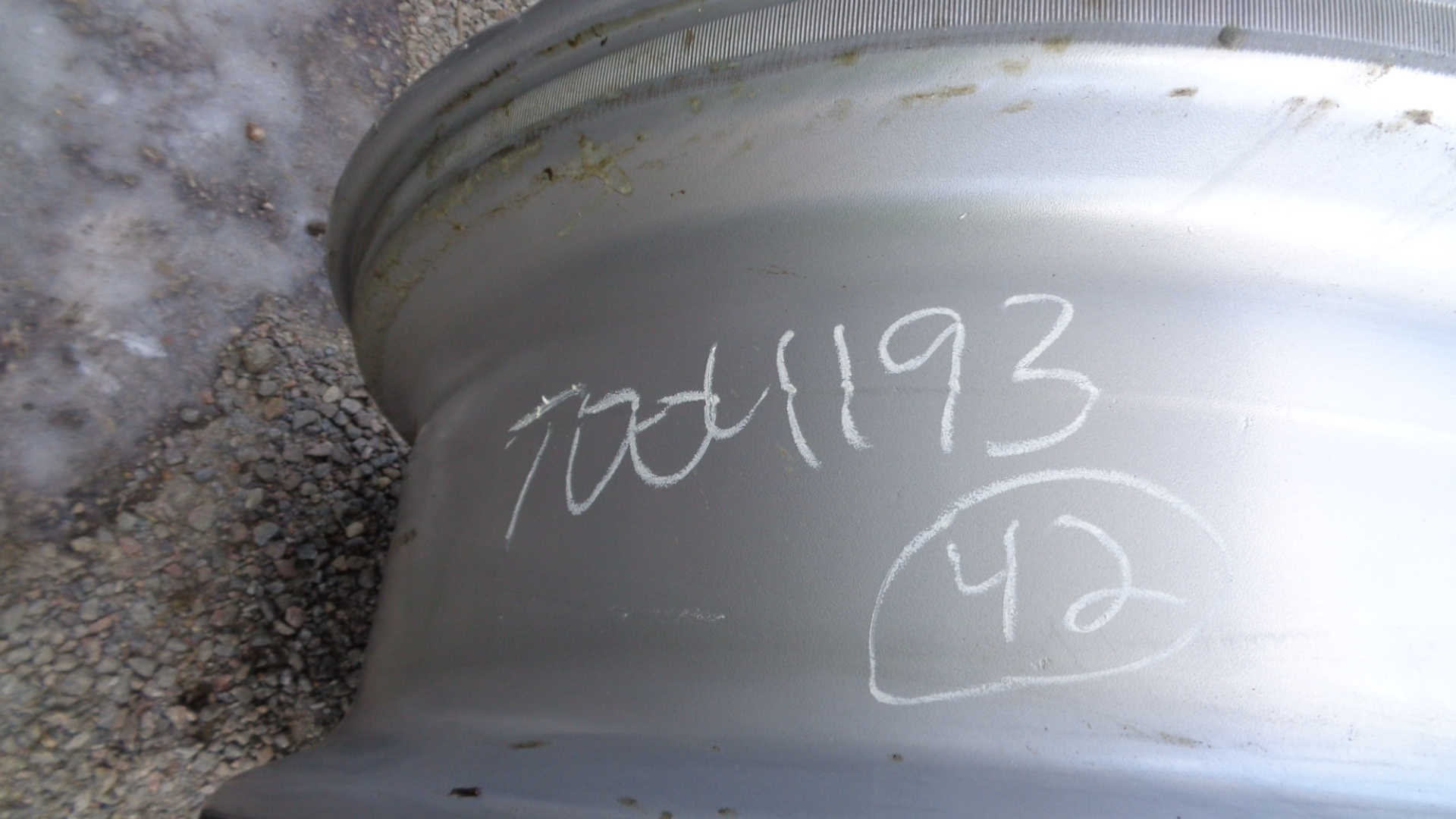 42''D x 16''W Formed Plate Wheel T004193