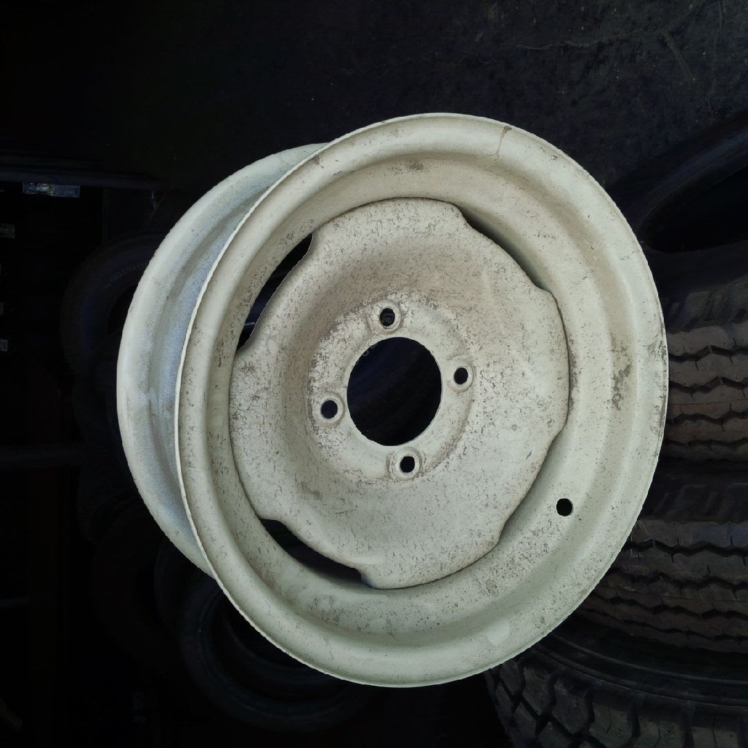 15''D x 6''W Stamped Plate Wheel H067CR-Z