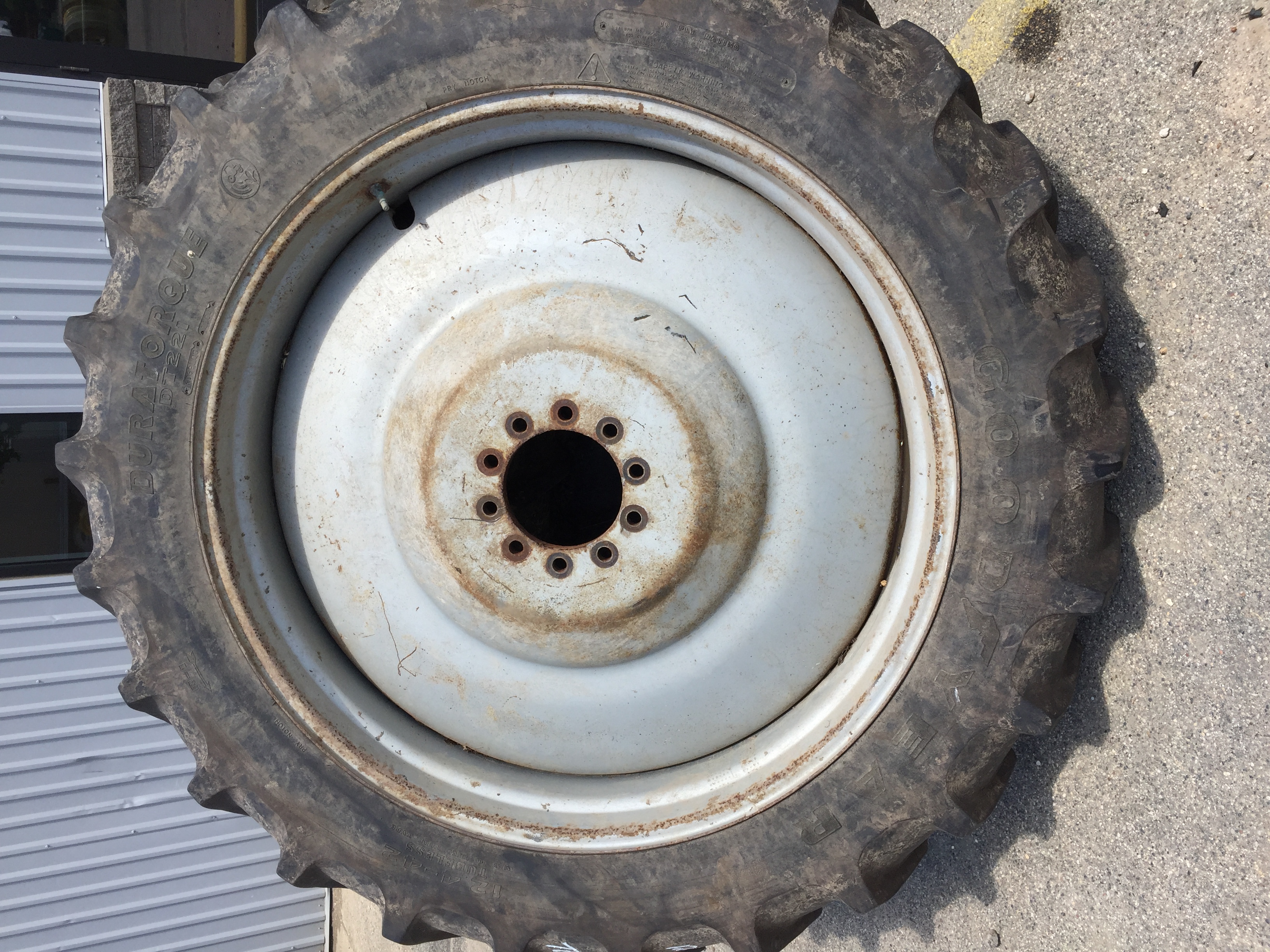 42''D x 10''W Formed Plate Wheel WT004878-Z