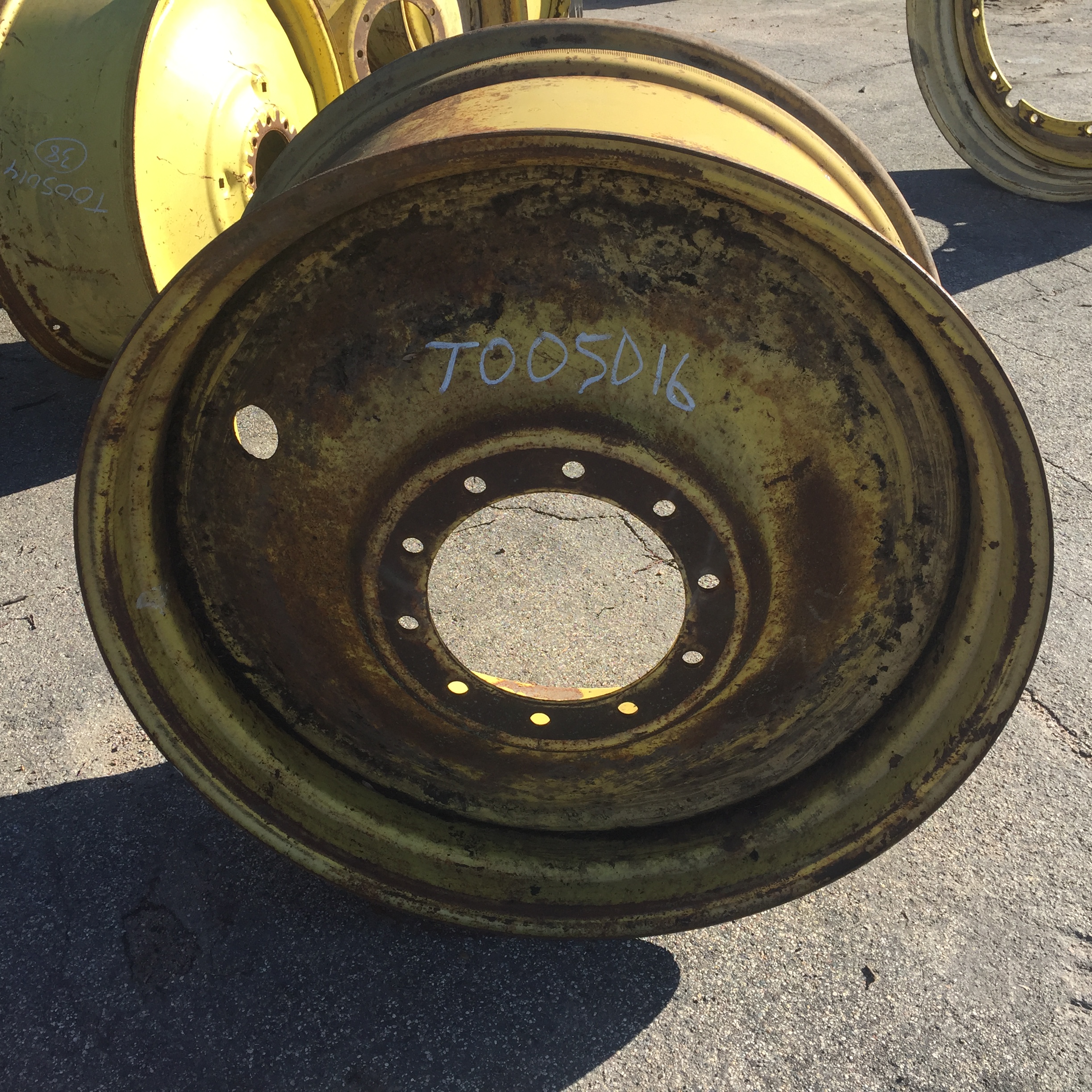 38''D x 18''W Formed Plate Wheel T005016