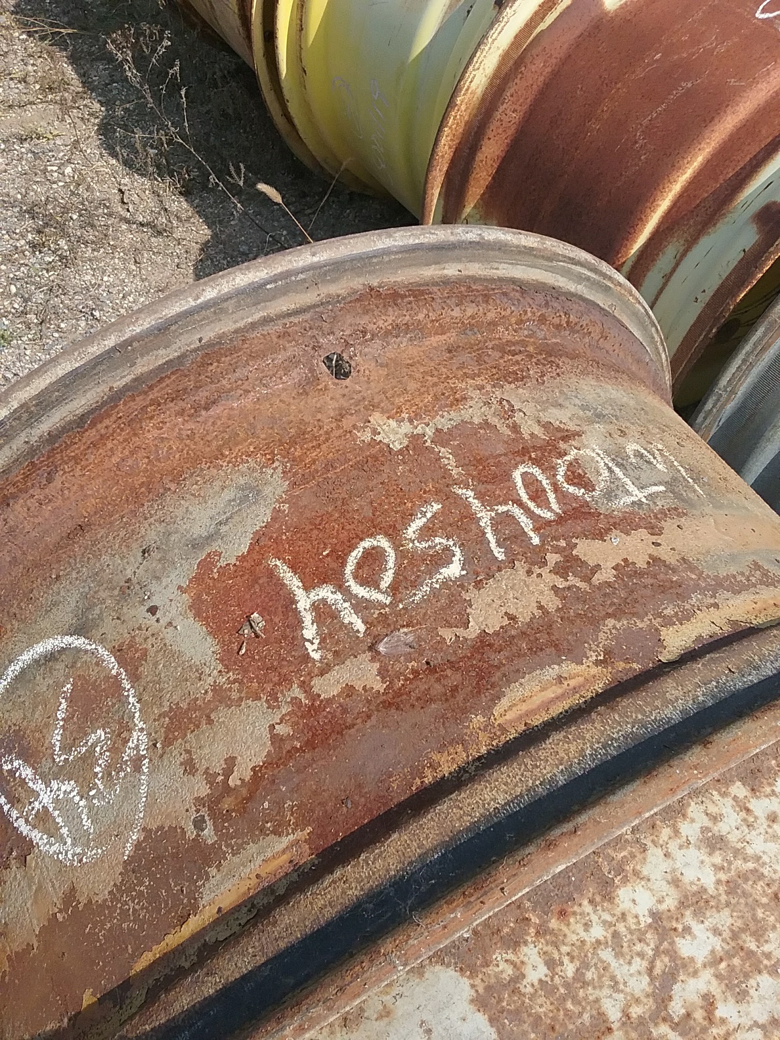 34''D x 15''W Band Dual "L" Rail Wheel WT004504