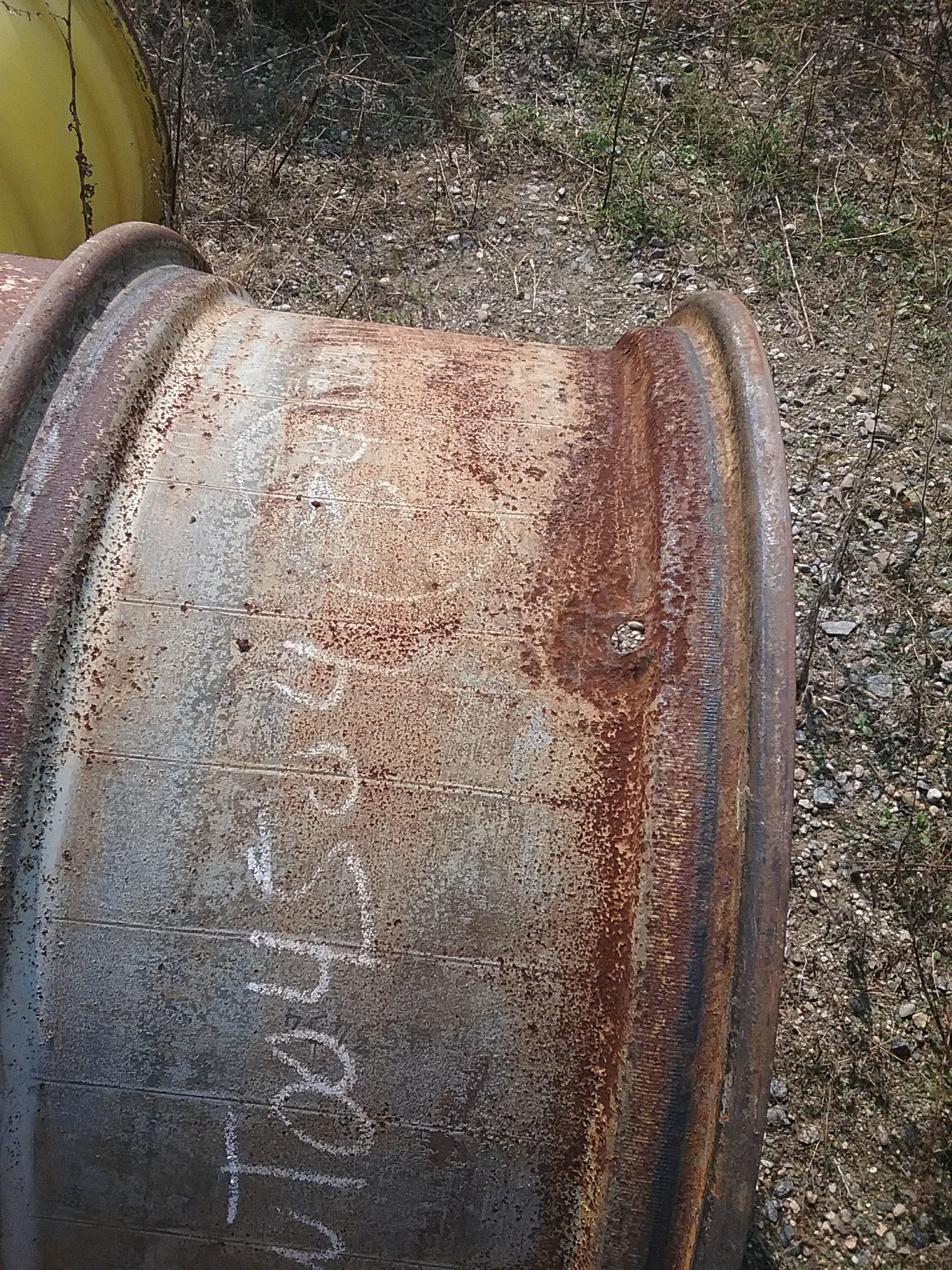 34''D x 15''W Band Dual "L" Rail Wheel WT004504