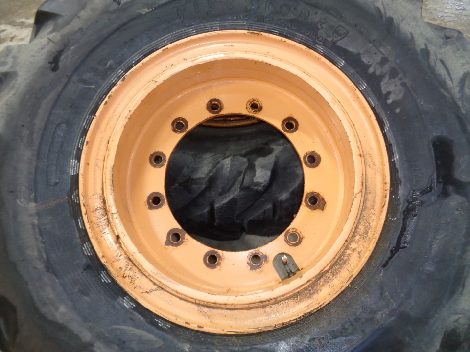 24''D x 10''W Flat Plate Wheel WS001179-Z