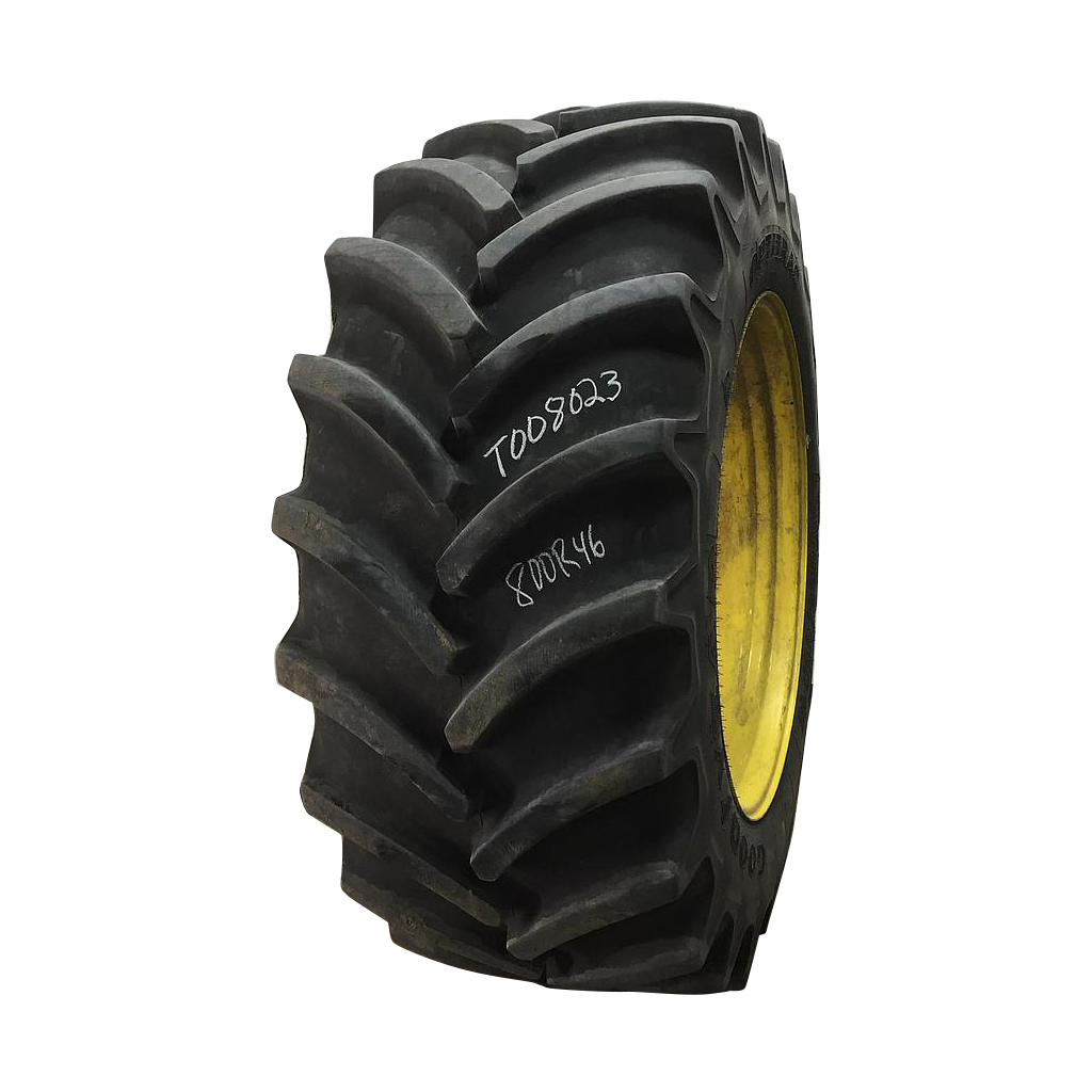 800/55R46 Goodyear Farm DT830 Optitrac R-1W Tire RT008023