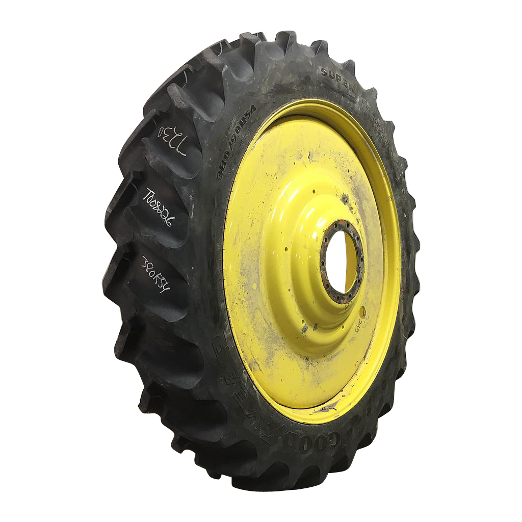 380/90R54 Goodyear Farm DT800 Super Traction R-1W Tire-Wheel Assembly T008226