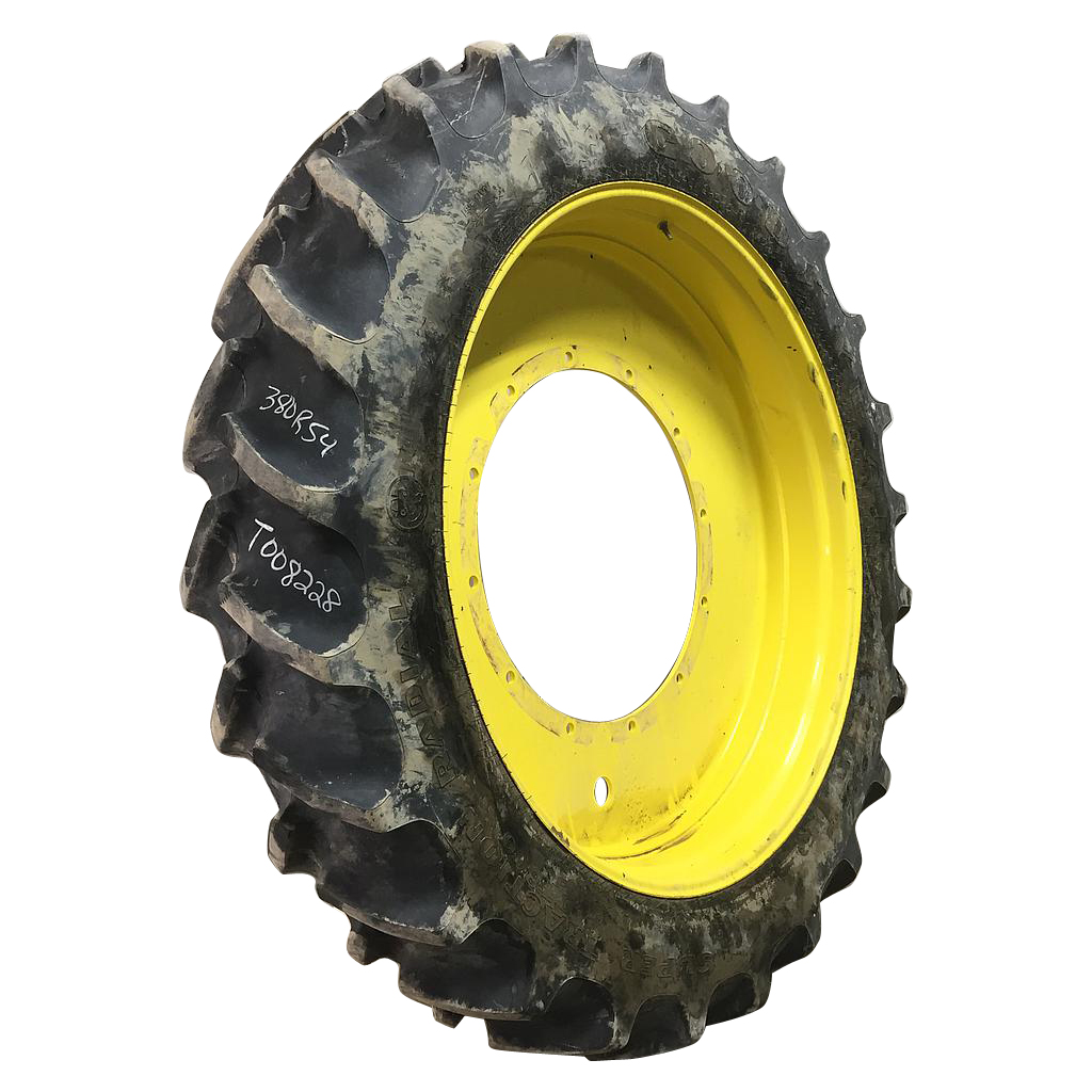 380/90R54 Goodyear Farm DT800 Super Traction R-1W Tire-Wheel Assembly T008228